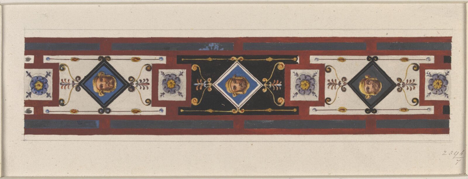Drawing, Ludwig Wilhelm Heinrich Gruner, 19th century