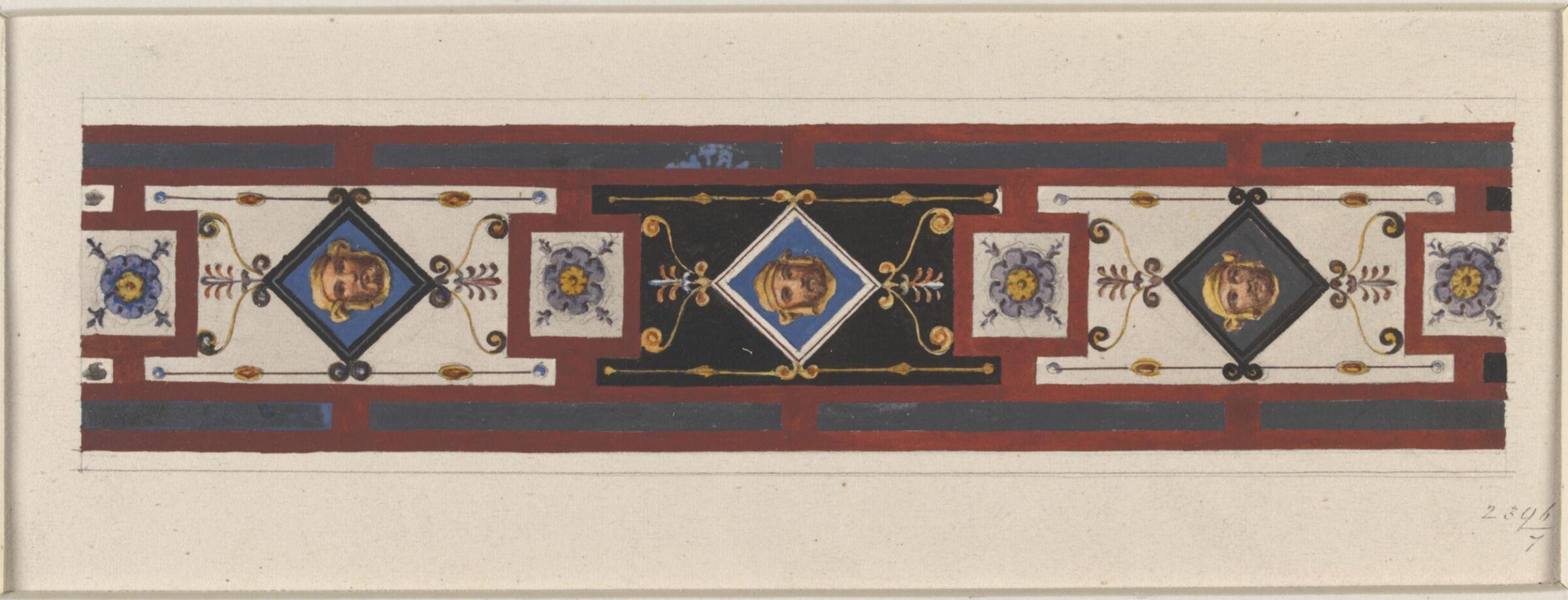 Drawing, Ludwig Wilhelm Heinrich Gruner, 19th century