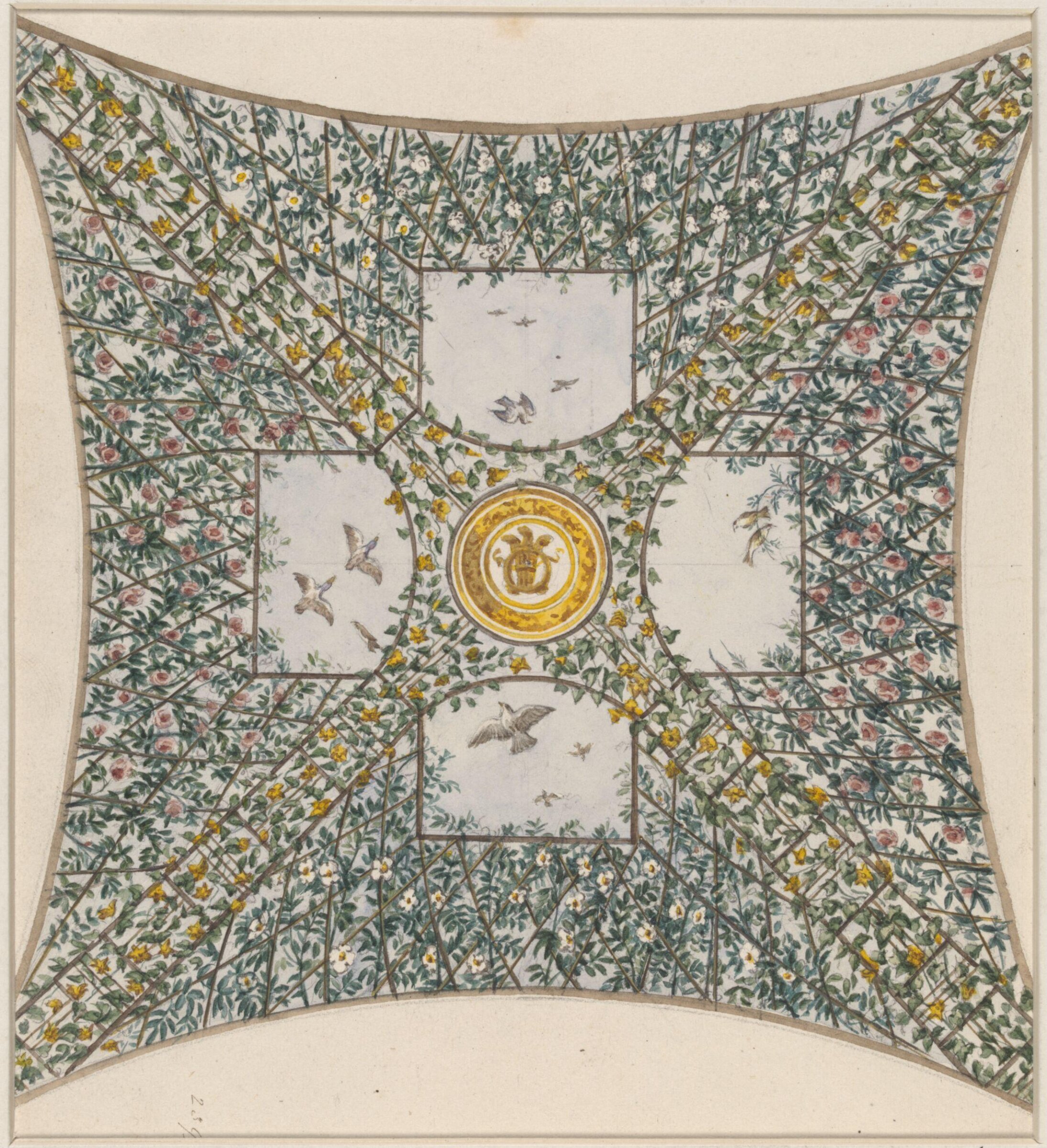 Drawing, Ludwig Wilhelm Heinrich Gruner, 19th century