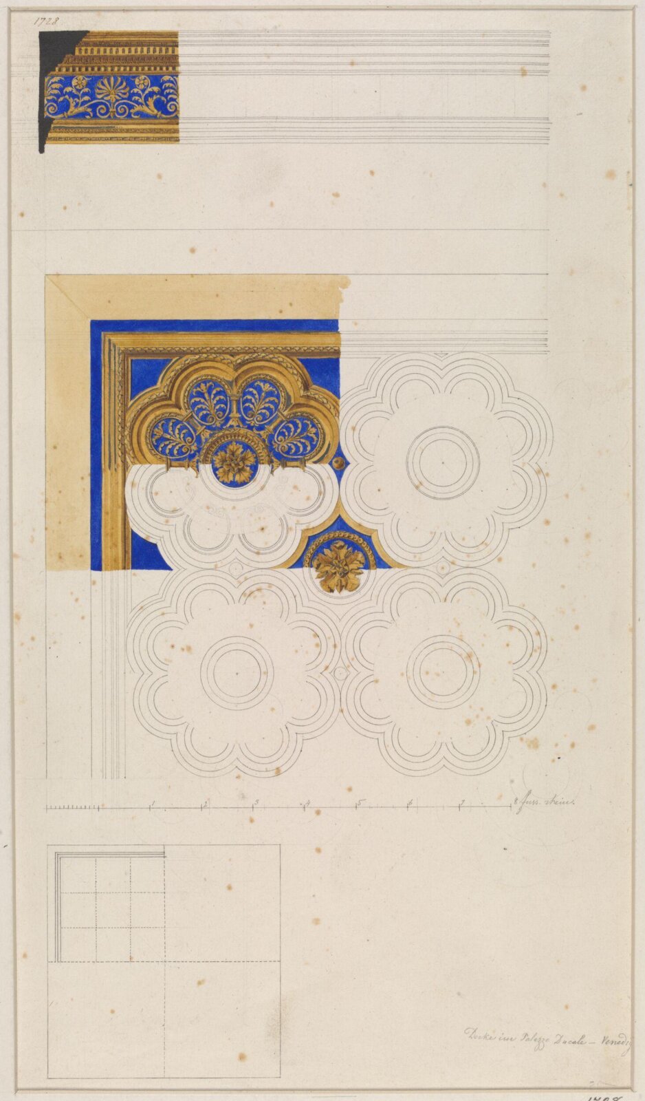 Drawing, Ludwig Wilhelm Heinrich Gruner, 19th century