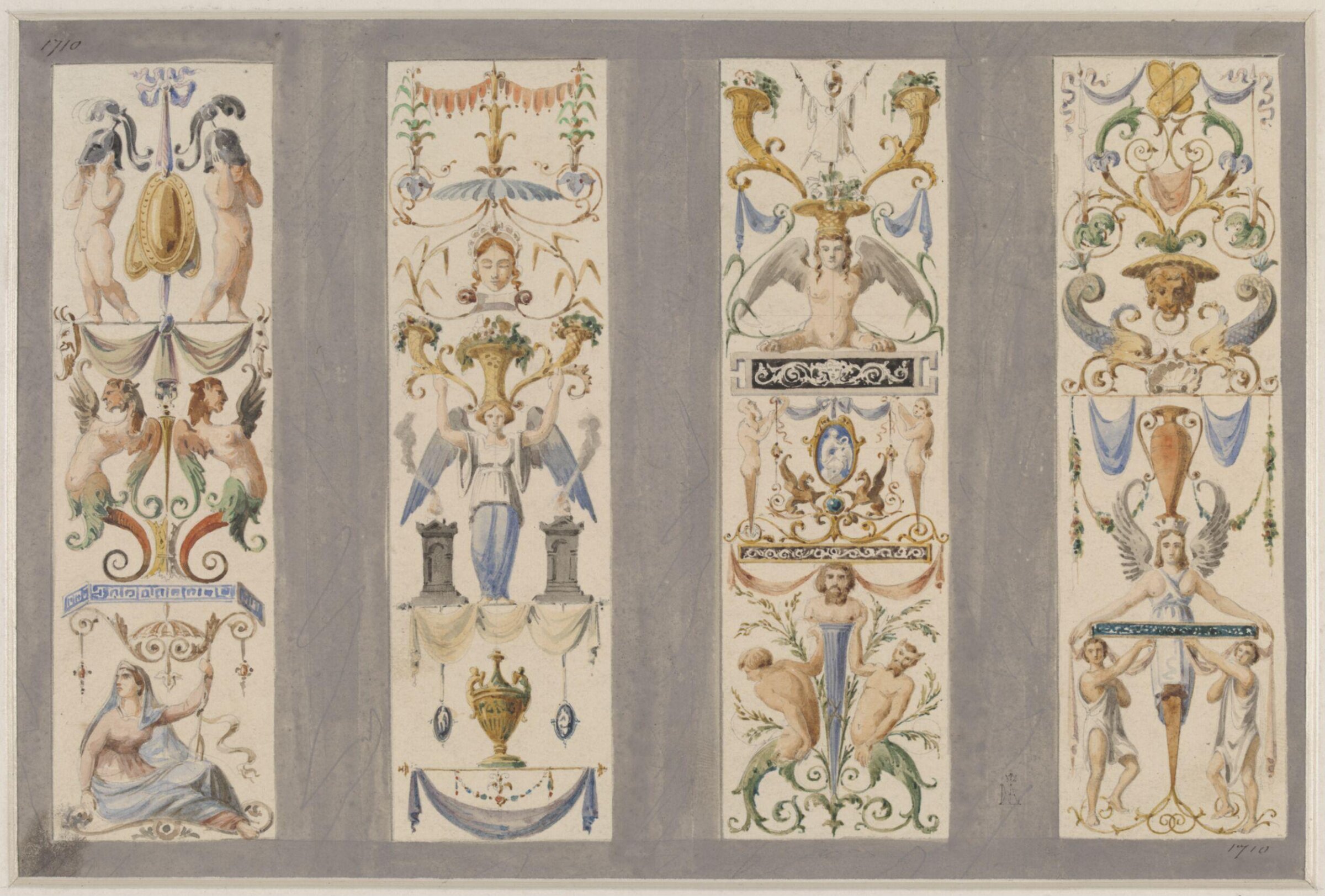 Drawing, Ludwig Wilhelm Heinrich Gruner, 19th century