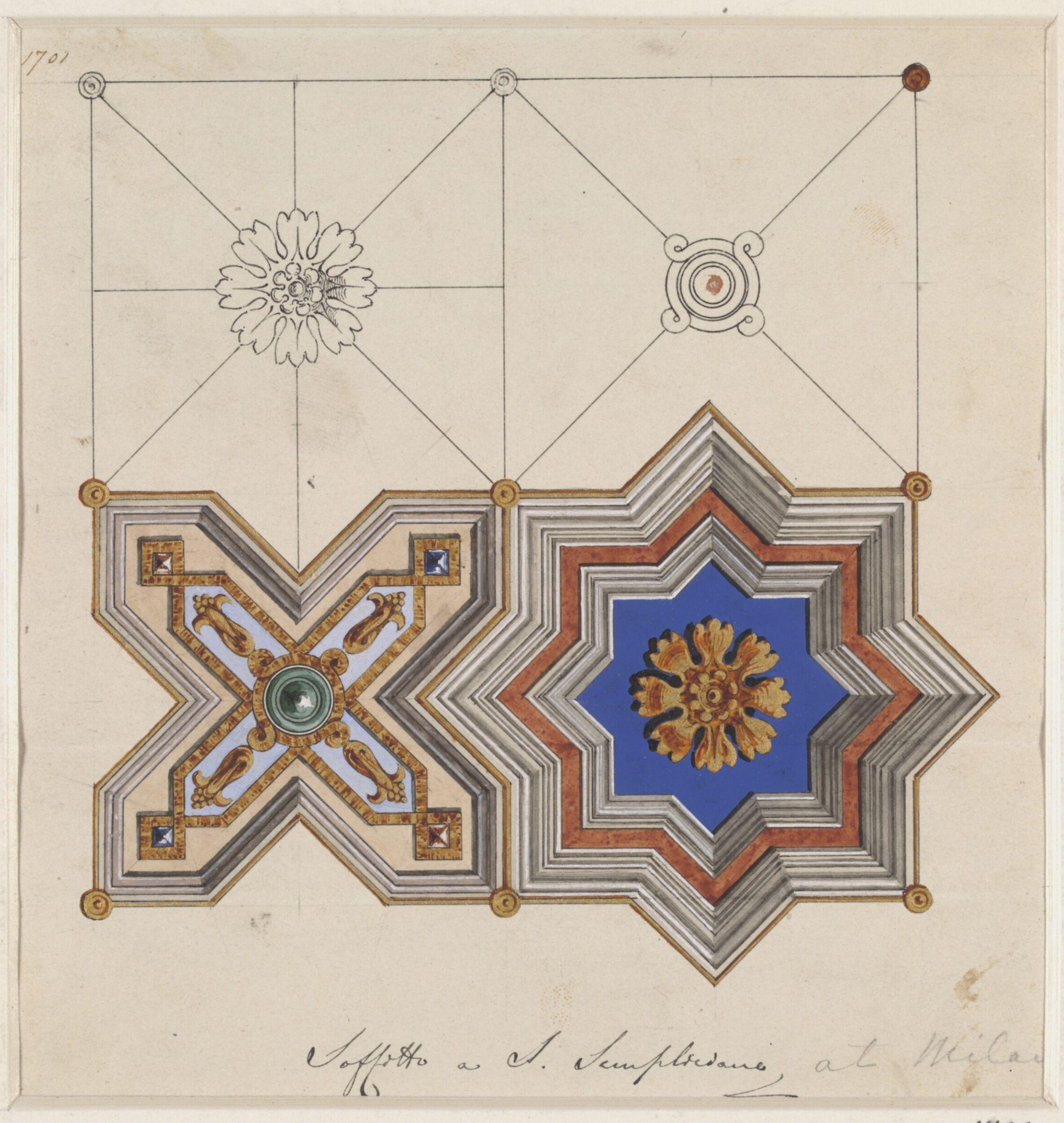 Drawing, Ludwig Wilhelm Heinrich Gruner, 19th century