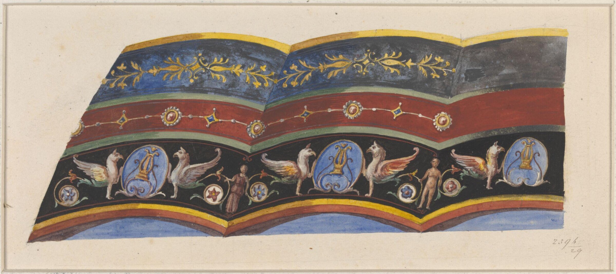 Drawing, Ludwig Wilhelm Heinrich Gruner, 19th century