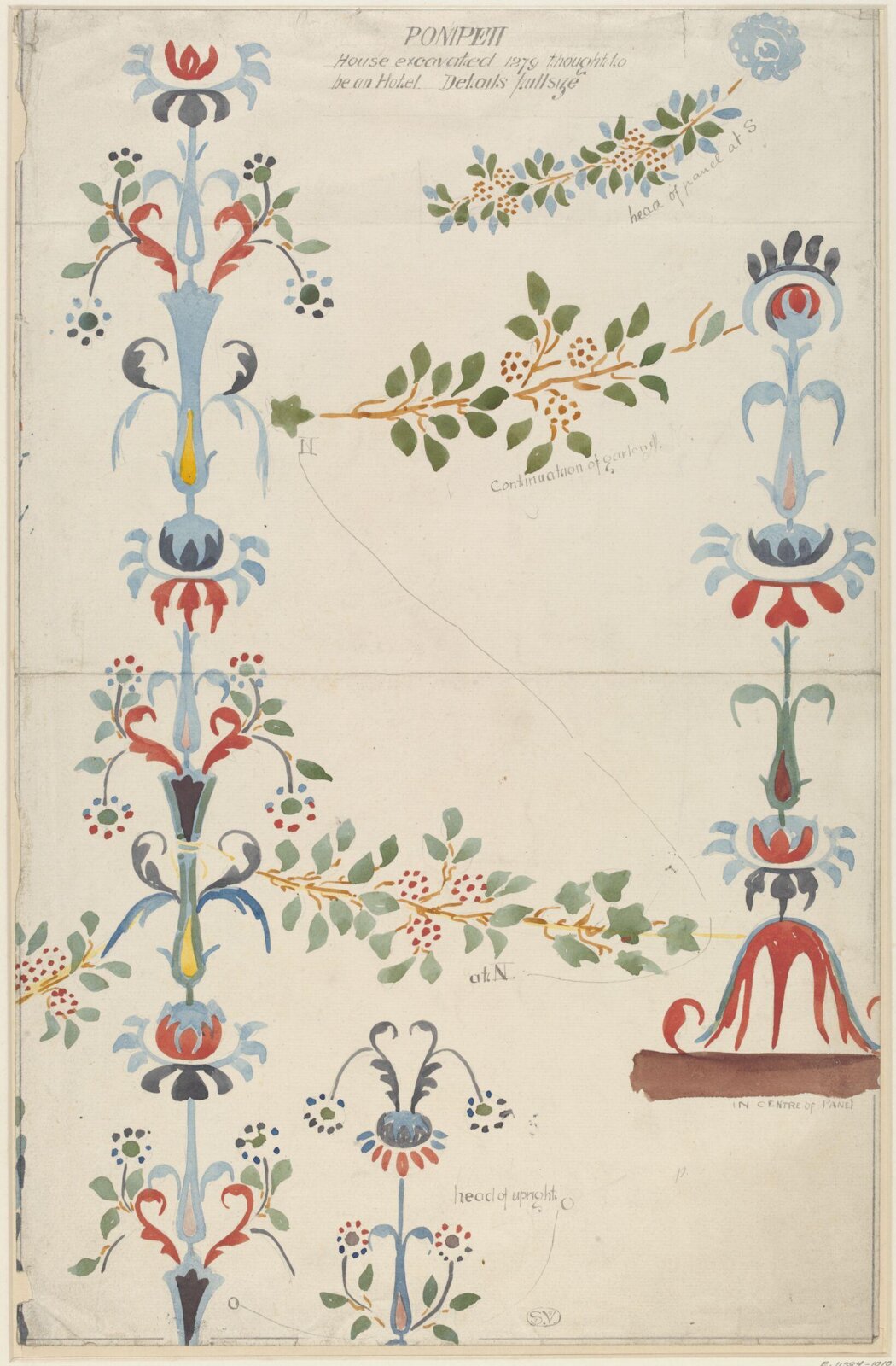 Drawing, Sydney Vacher, 1879