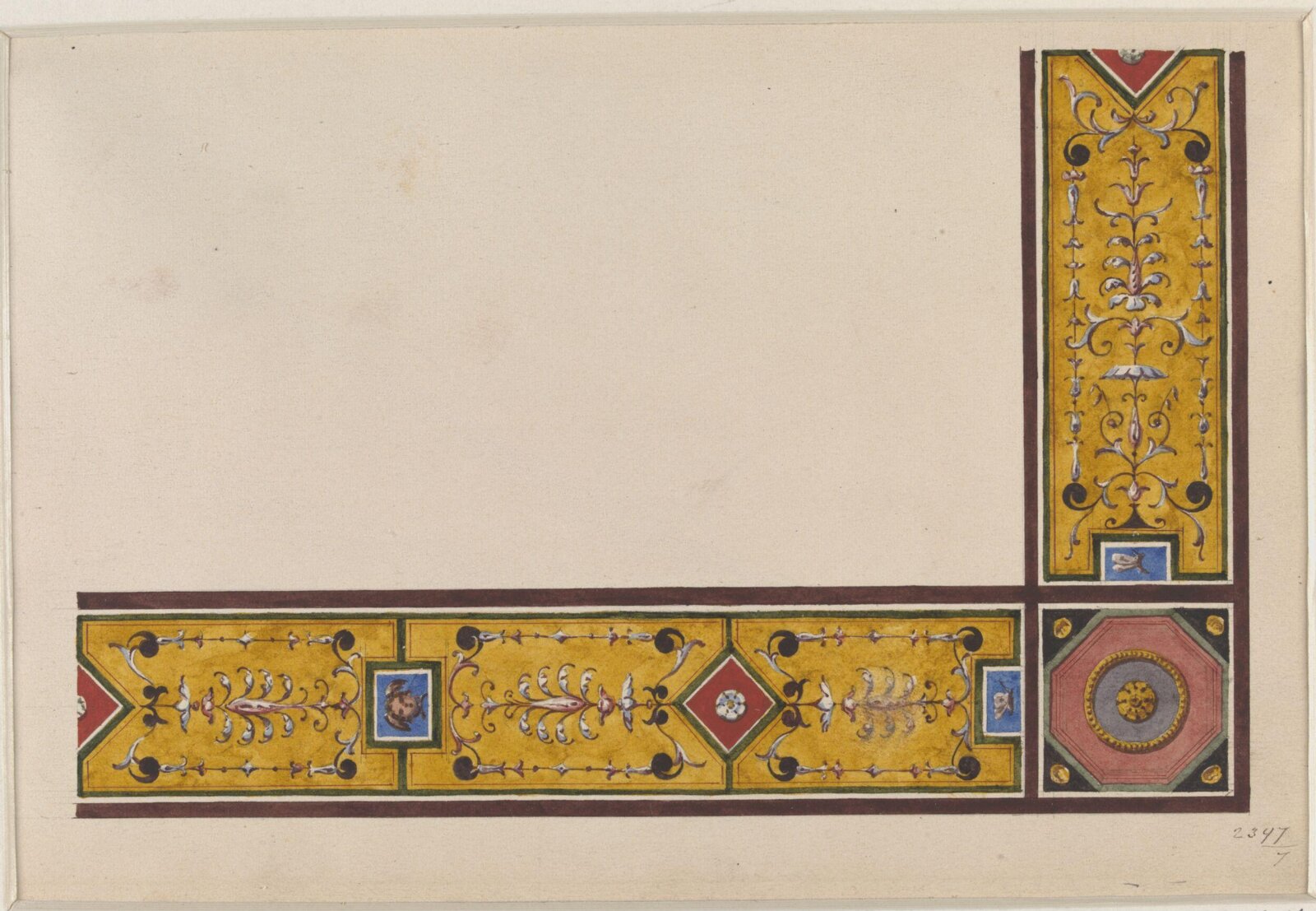 Drawing, Ludwig Wilhelm Heinrich Gruner, 19th century