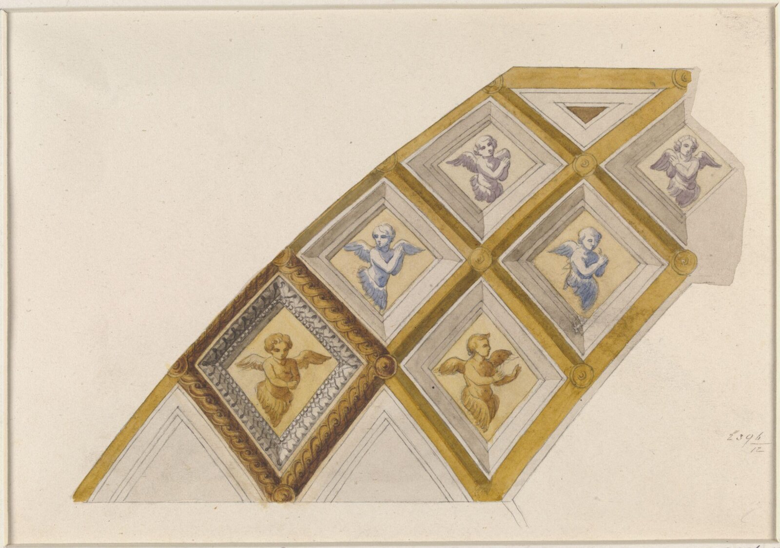Drawing, Ludwig Wilhelm Heinrich Gruner, 19th century