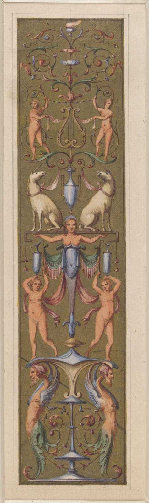 Drawing, Ludwig Wilhelm Heinrich Gruner, 19th century