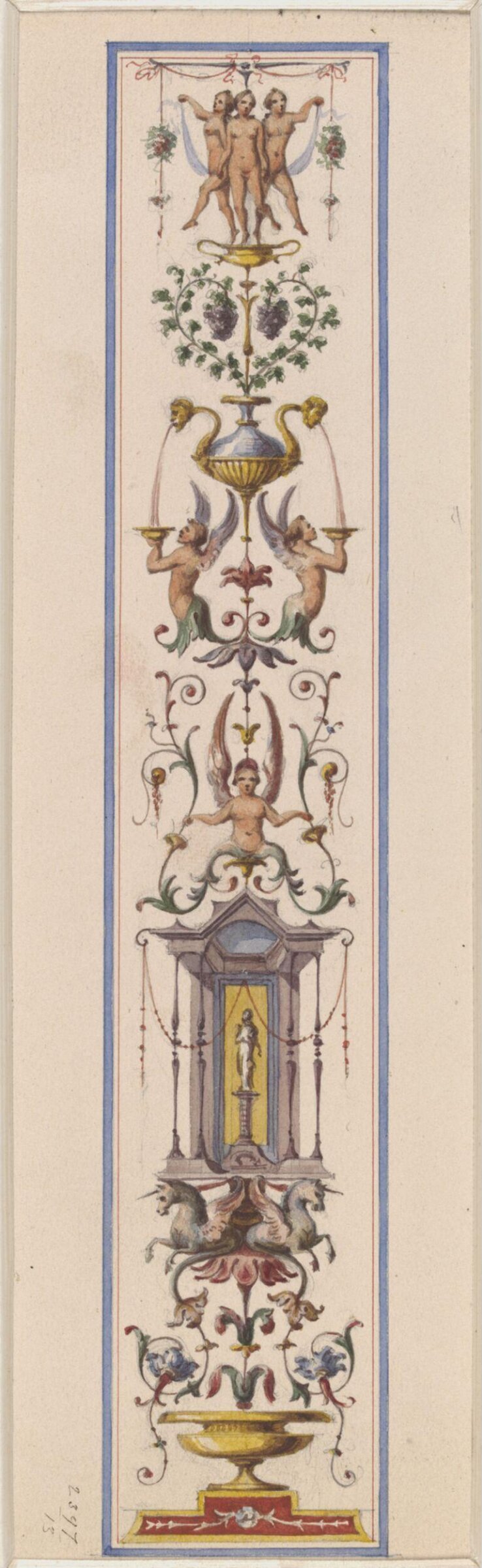 Drawing, Ludwig Wilhelm Heinrich Gruner, 19th century