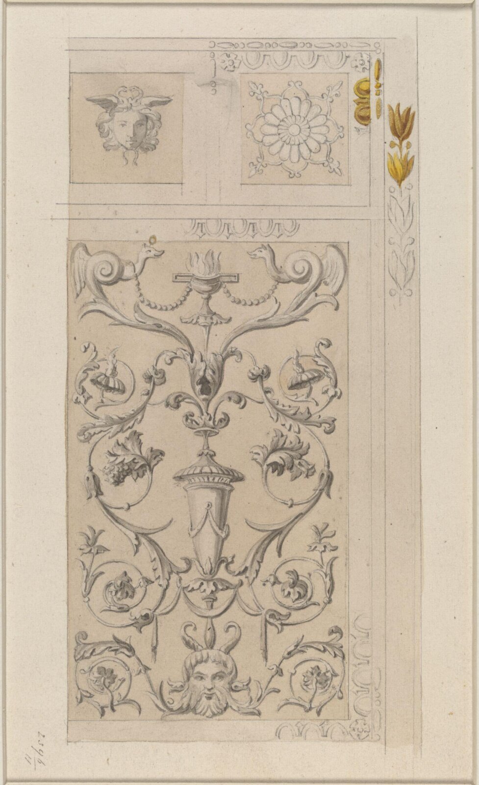 Drawing, Ludwig Wilhelm Heinrich Gruner, 19th century