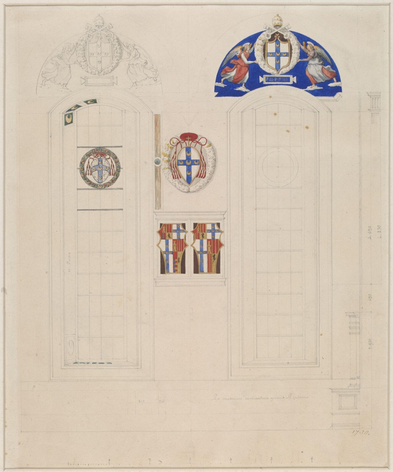 Drawing, Ludwig Wilhelm Heinrich Gruner, 19th century