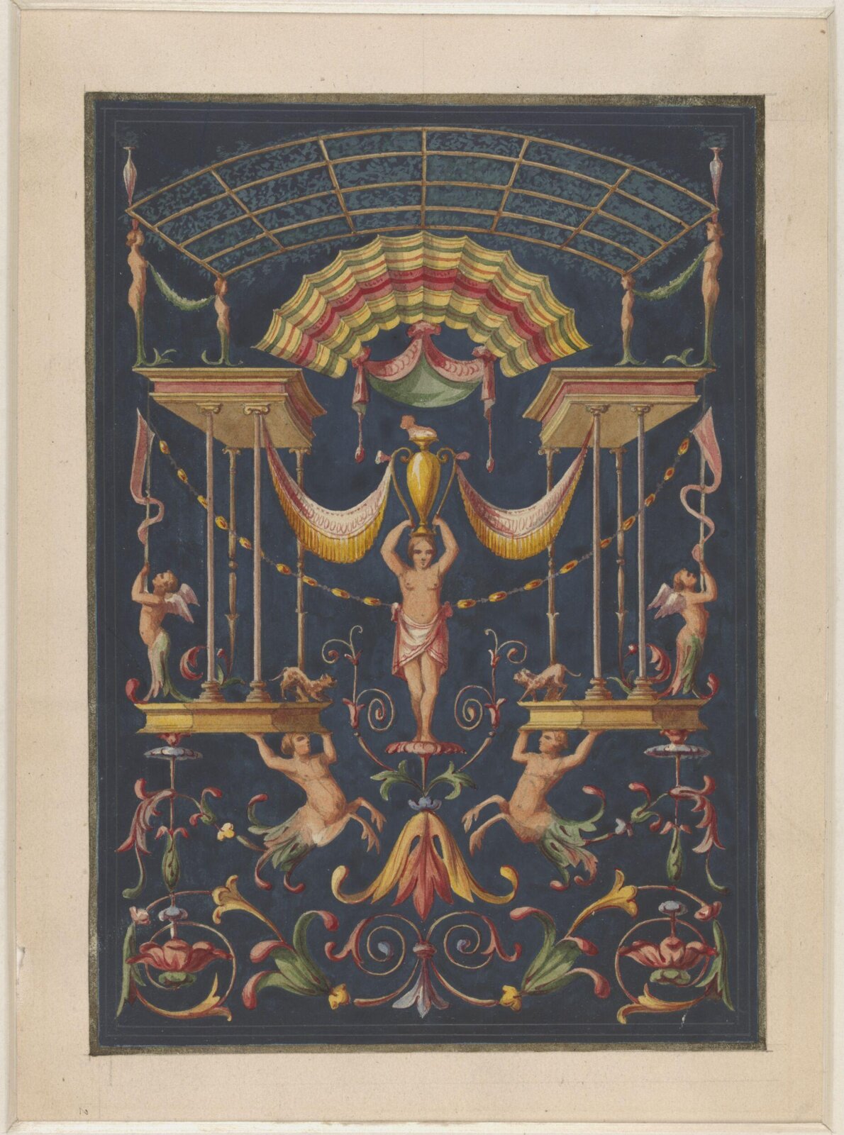 Drawing, Ludwig Wilhelm Heinrich Gruner, 19th century