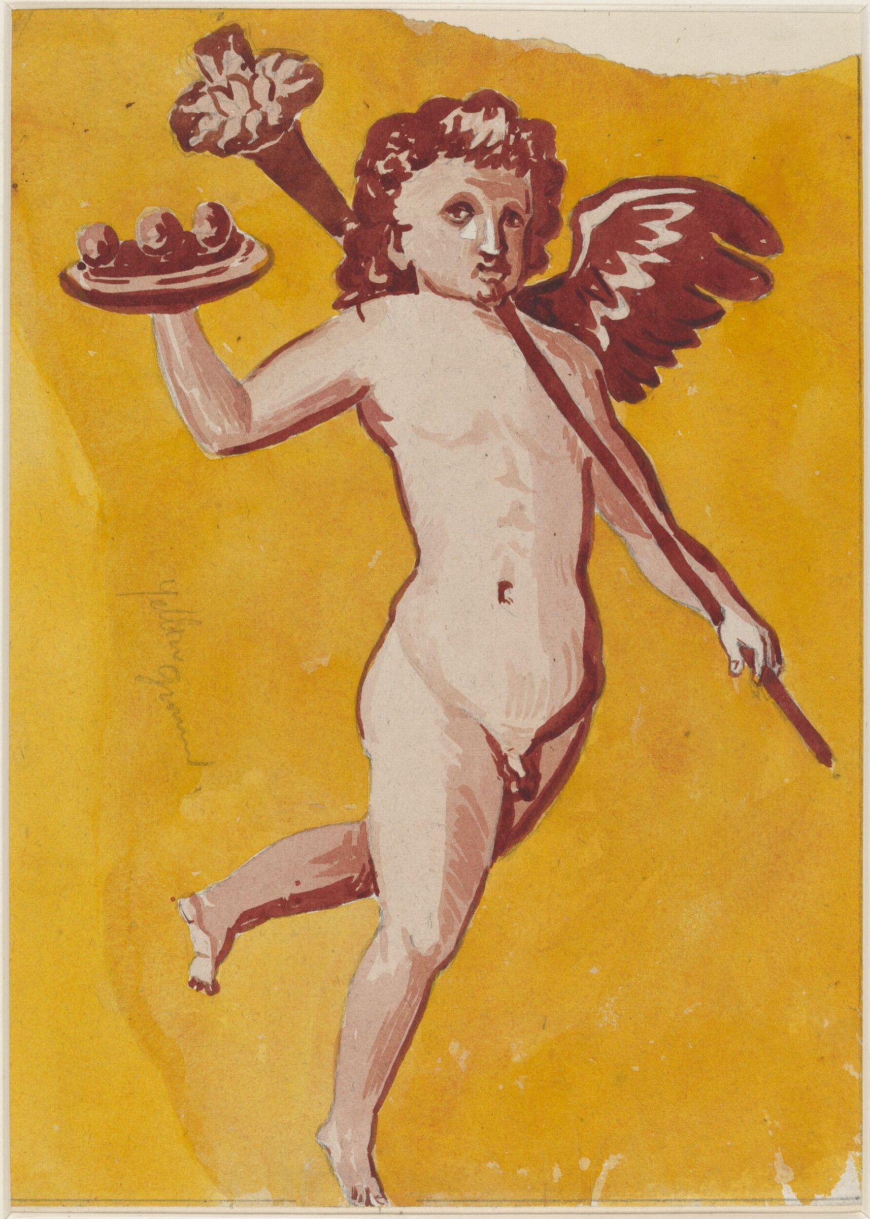 Drawing, Sydney Vacher, 1879
