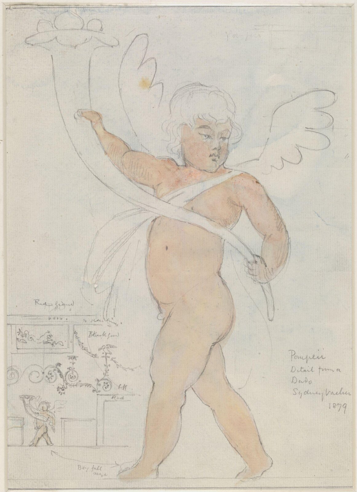 Drawing, Sydney Vacher, 1879