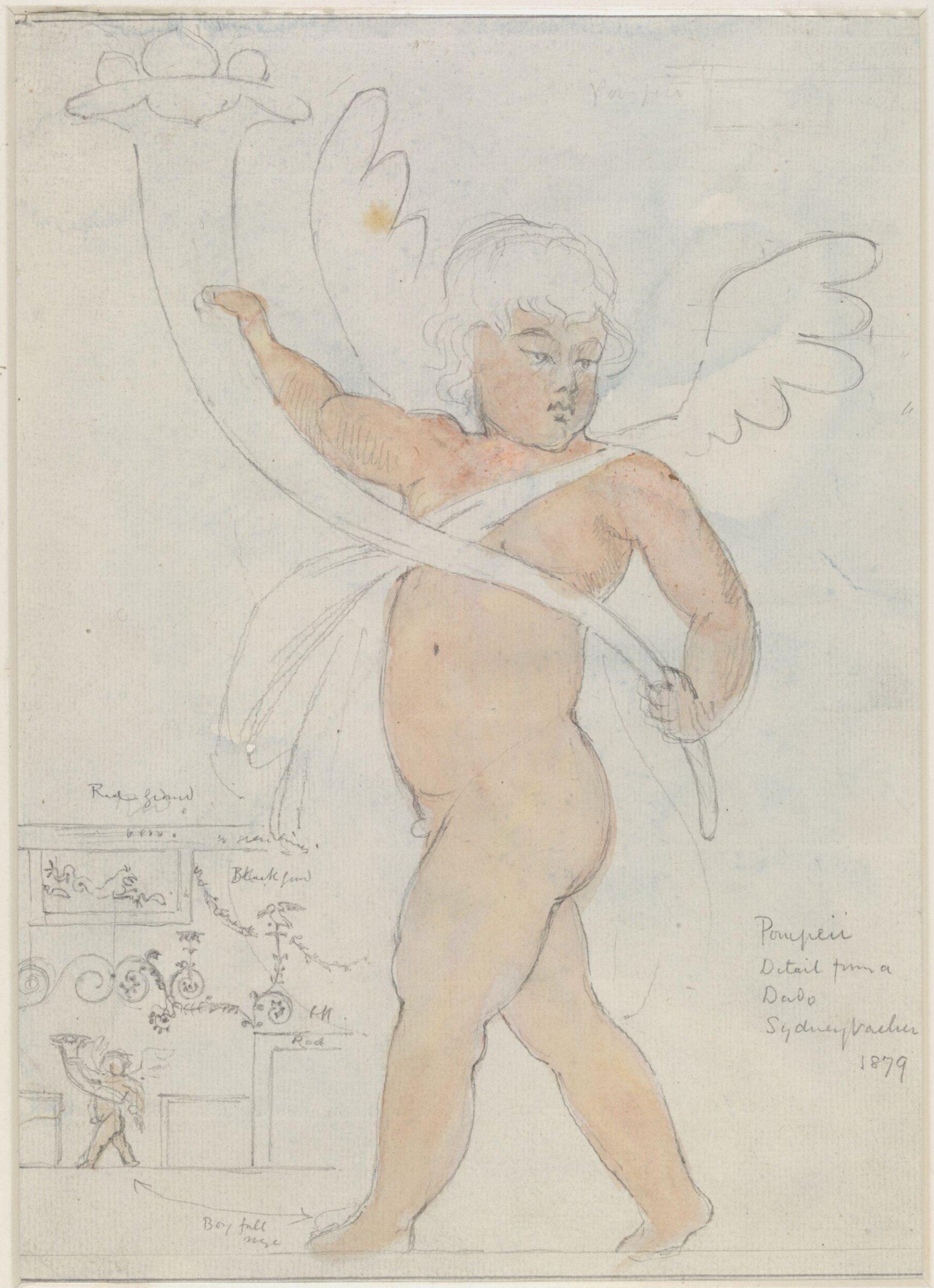 Drawing, Sydney Vacher, 1879