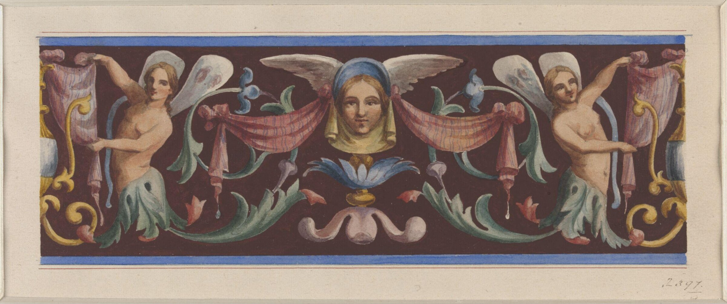 Drawing, Ludwig Wilhelm Heinrich Gruner, 19th century