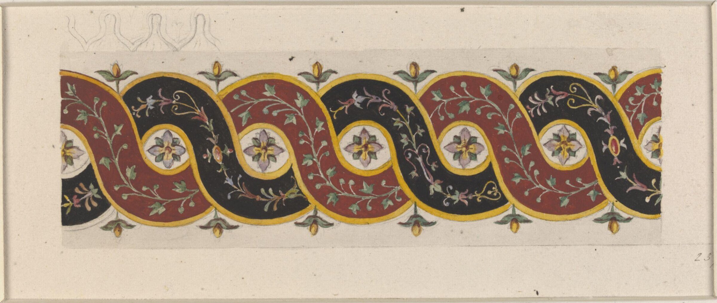 Drawing, Ludwig Wilhelm Heinrich Gruner, 19th century