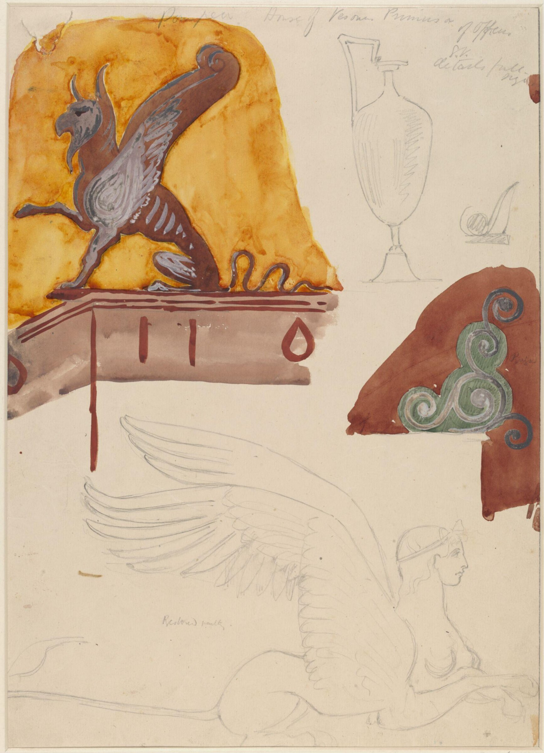 Drawing, Sydney Vacher, 1879
