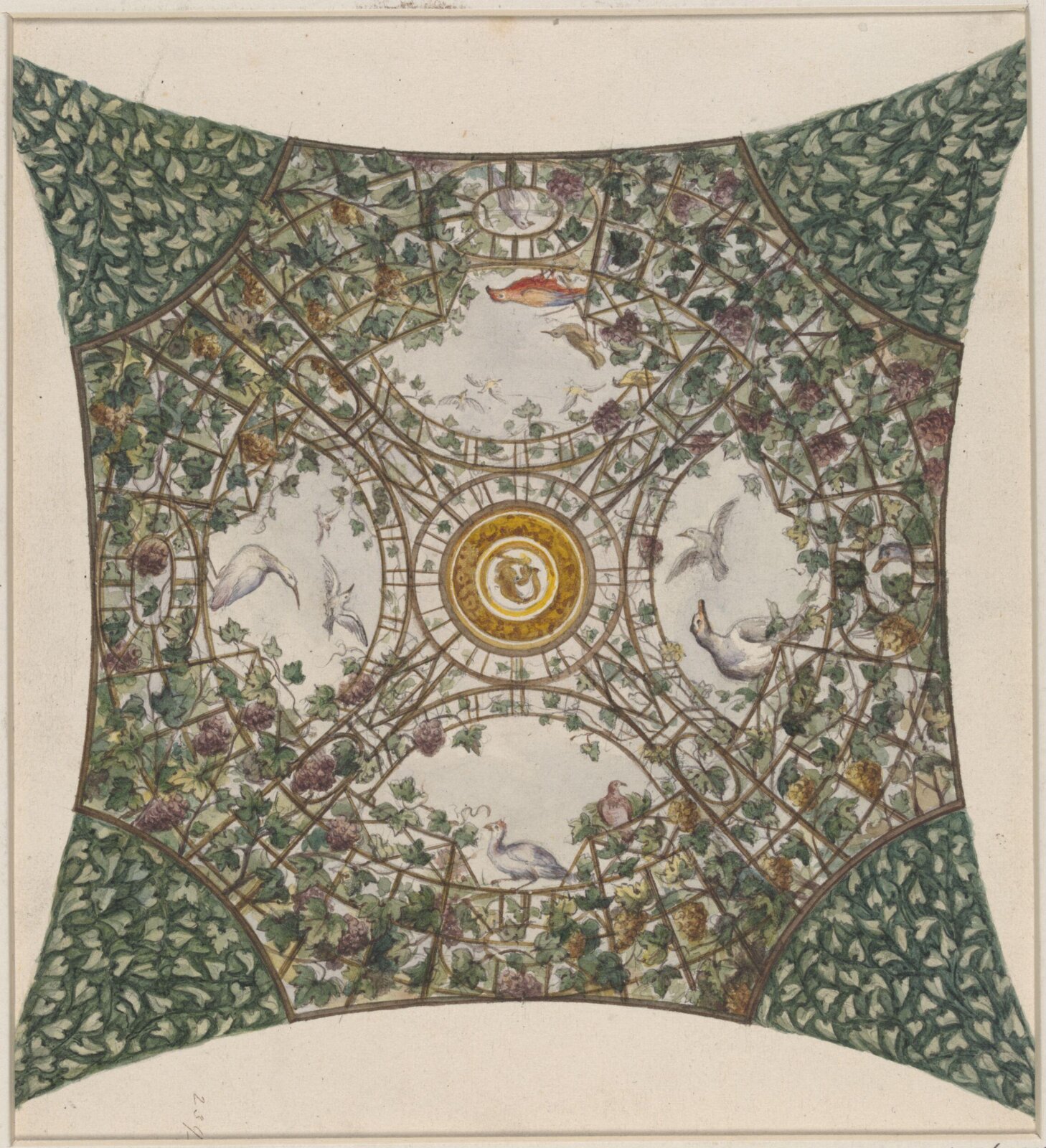 Drawing, Ludwig Wilhelm Heinrich Gruner, 19th century