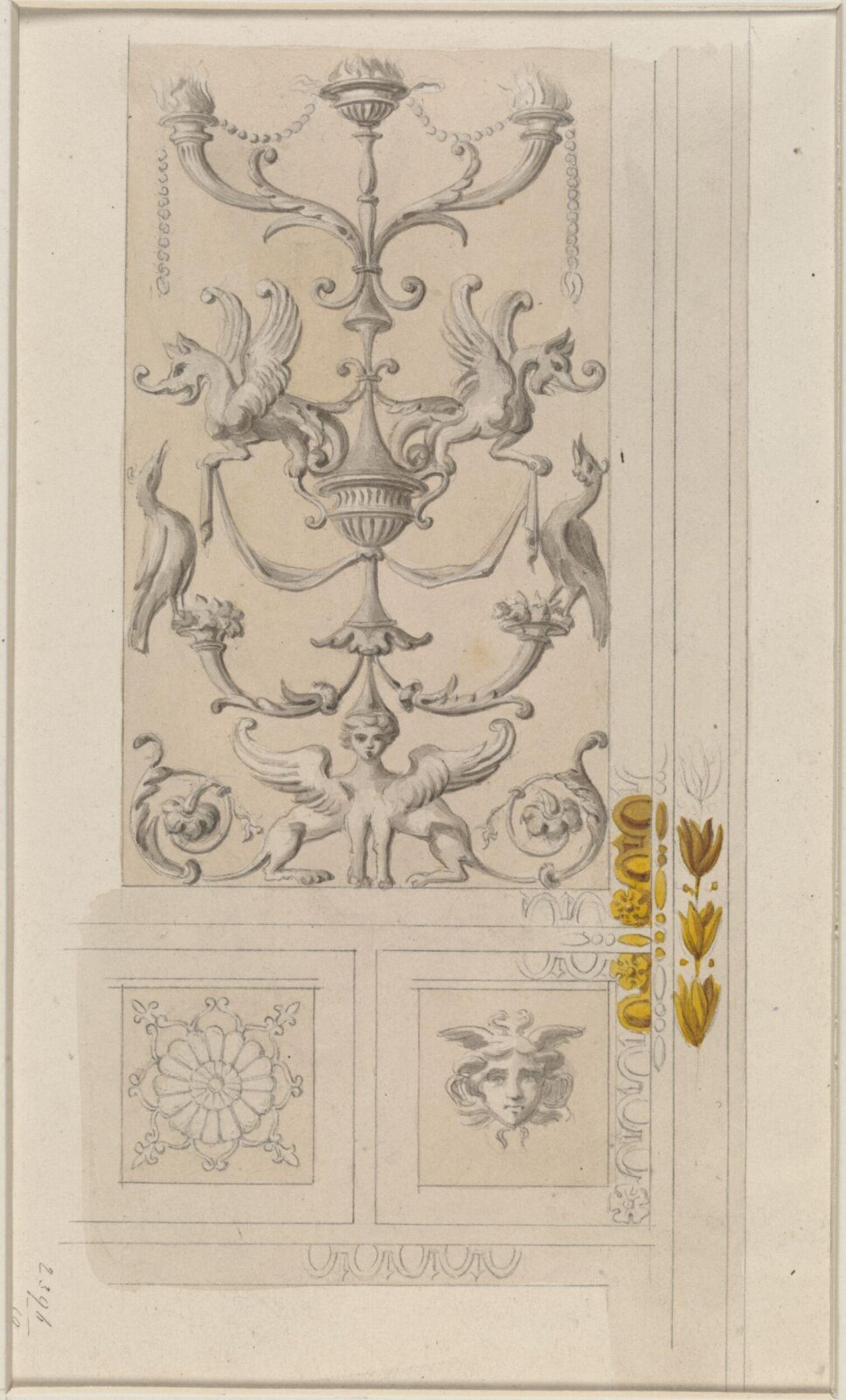 Drawing, Ludwig Wilhelm Heinrich Gruner, 19th century