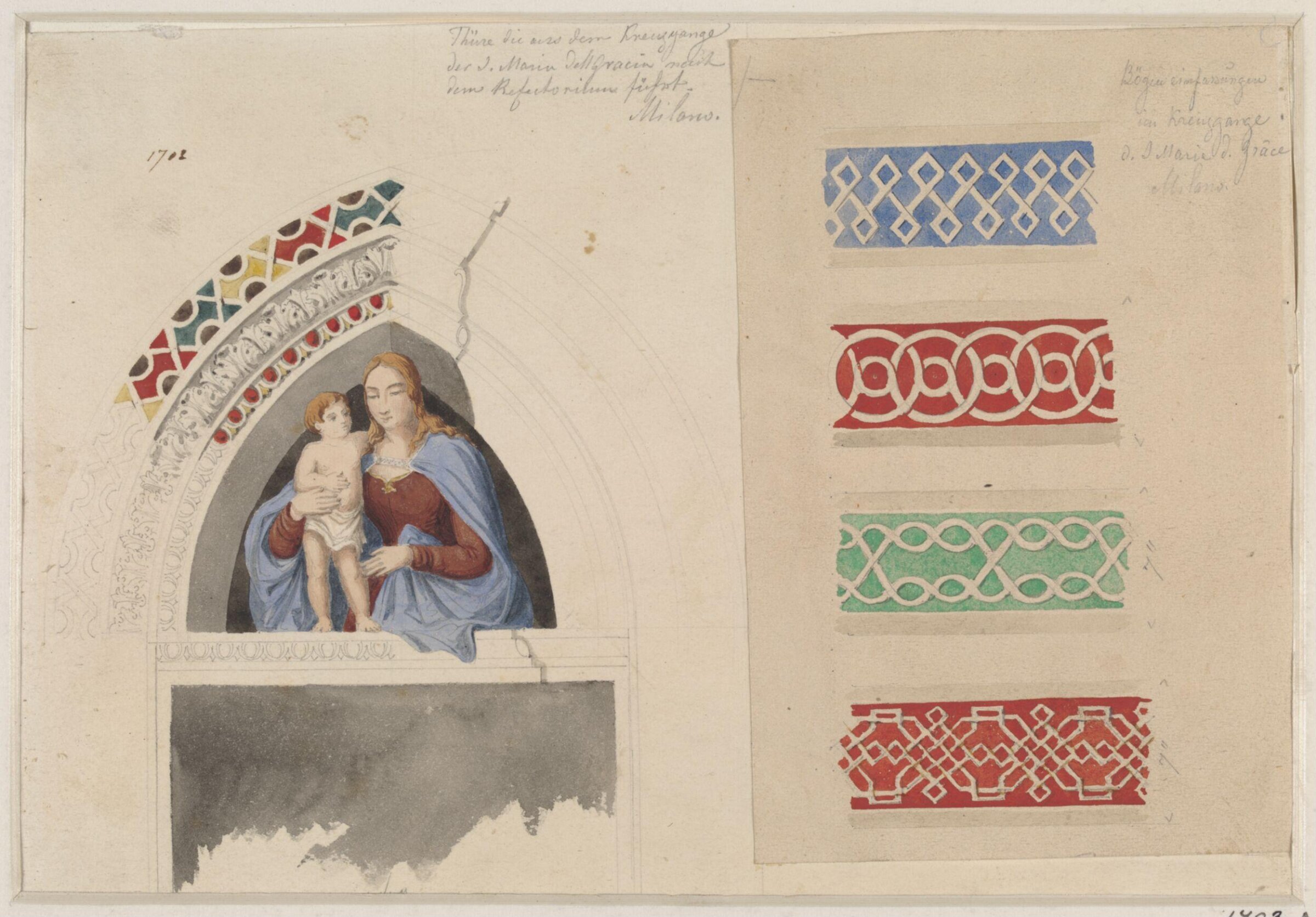 Drawing, Ludwig Wilhelm Heinrich Gruner, 19th century