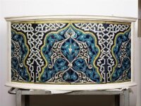 میوزیم کے کھلے ذخیرے سے «Konya Tile Panel, 1381–82» کی تصویر