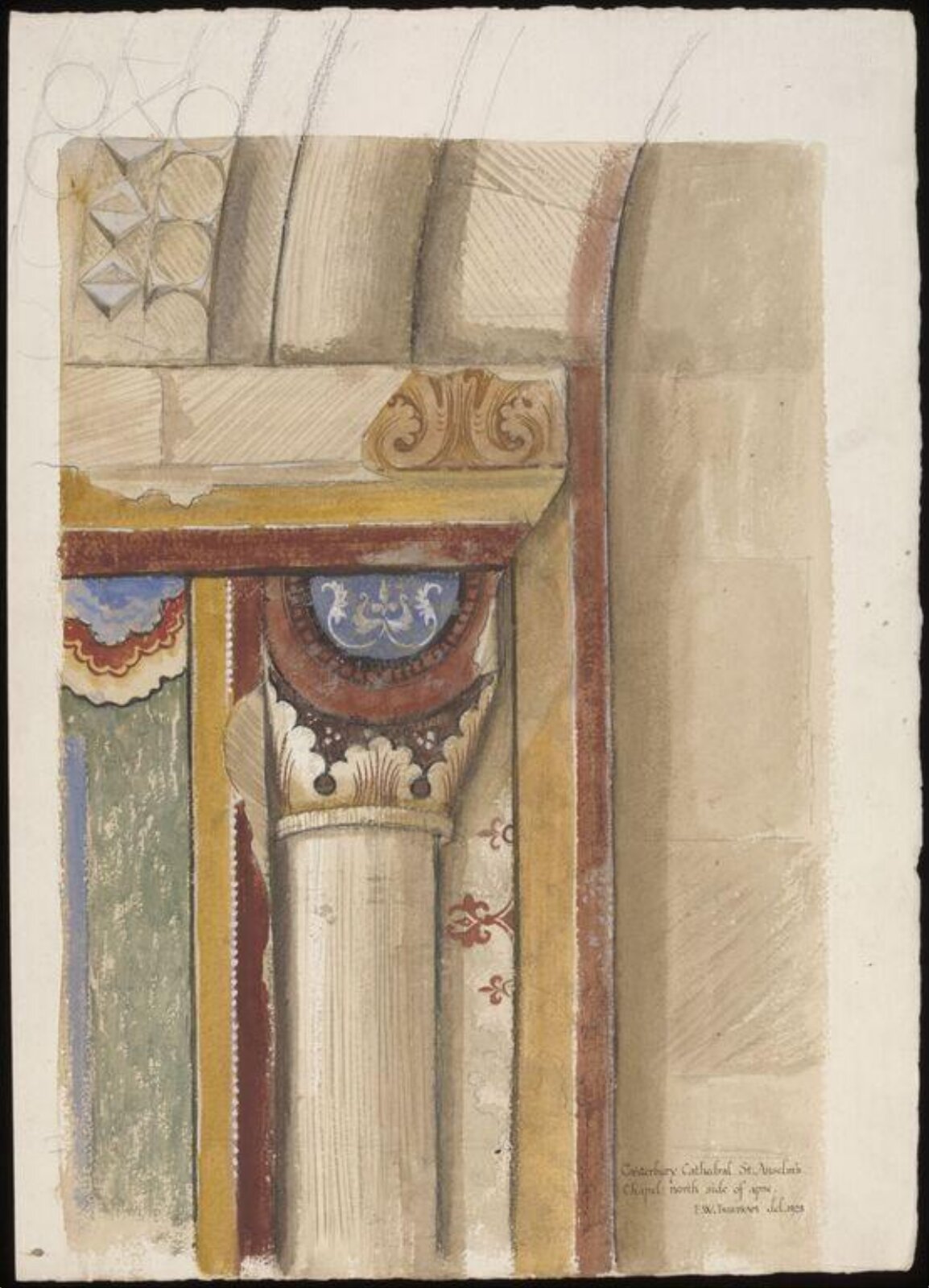Drawing, Ernest William Tristram, 1928
