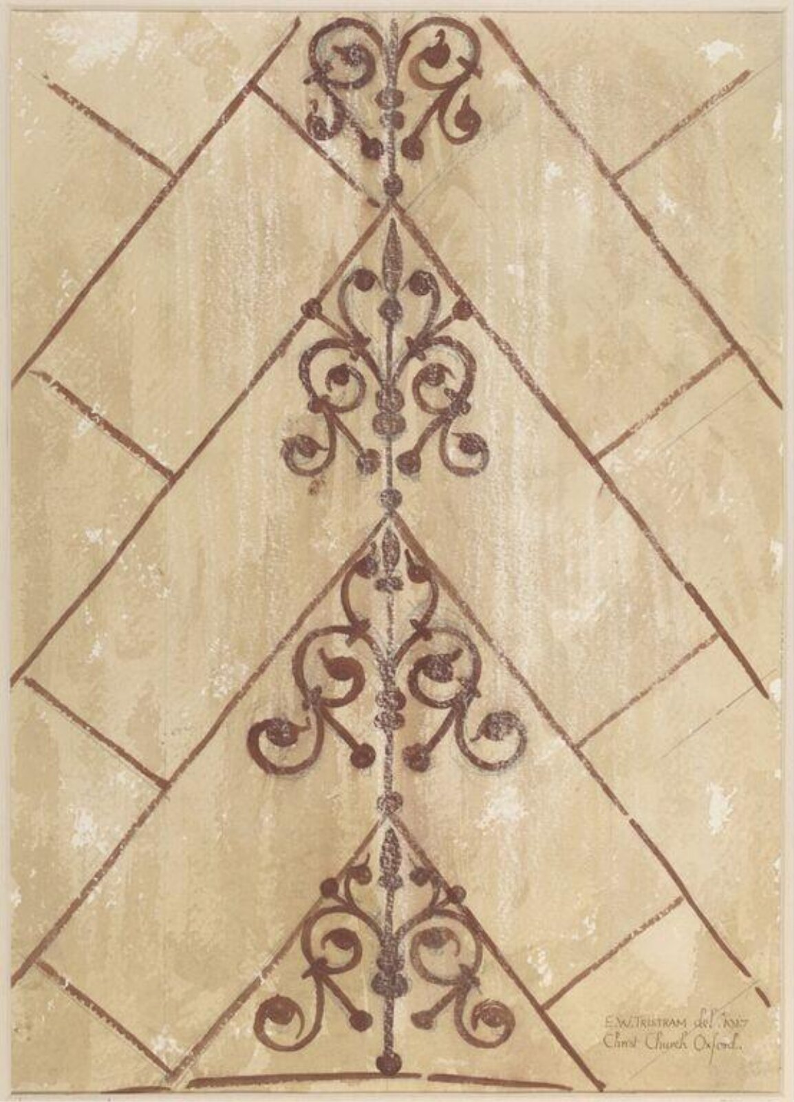 Drawing, Ernest William Tristram, 1927