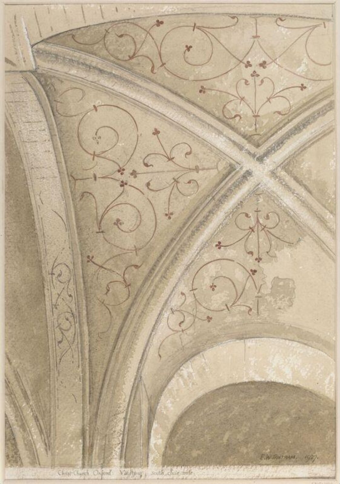 Drawing, Ernest William Tristram, 1927