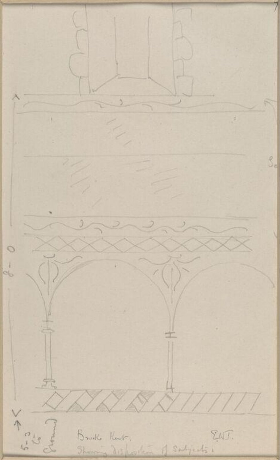 Drawing, Ernest William Tristram, начало XX века