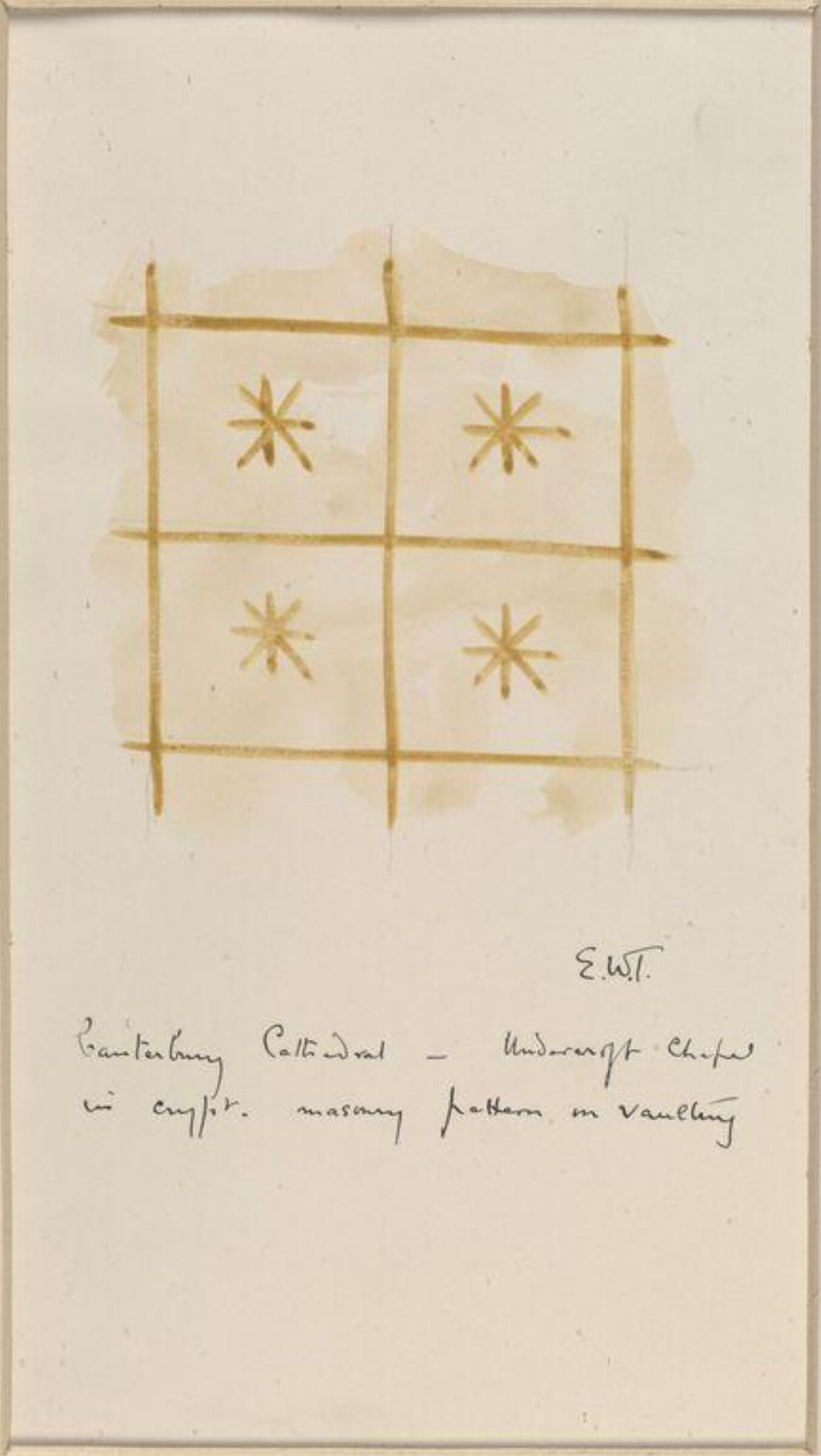 Drawing, Ernest William Tristram, начало XX века