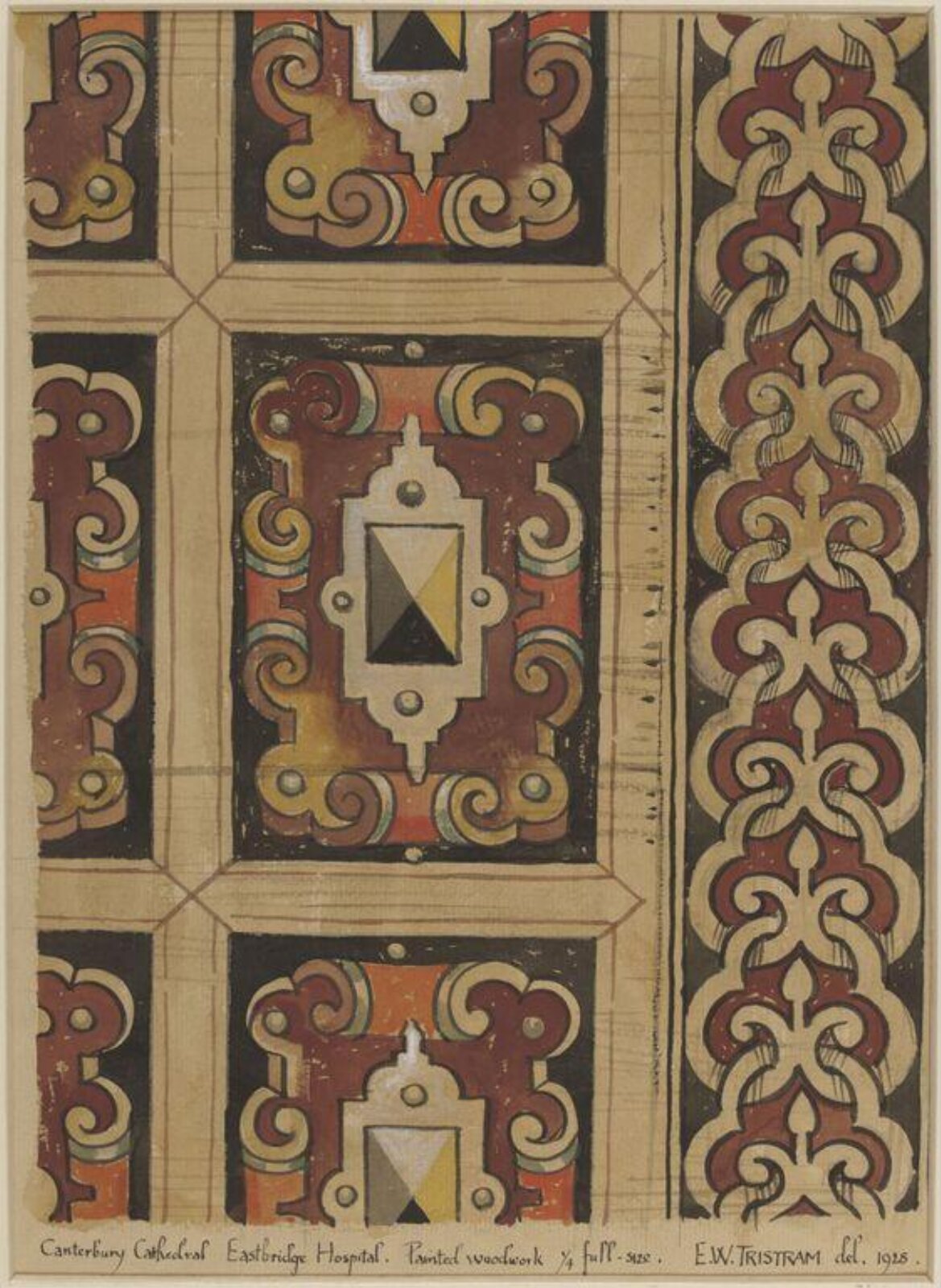 Drawing, Ernest William Tristram, 1928