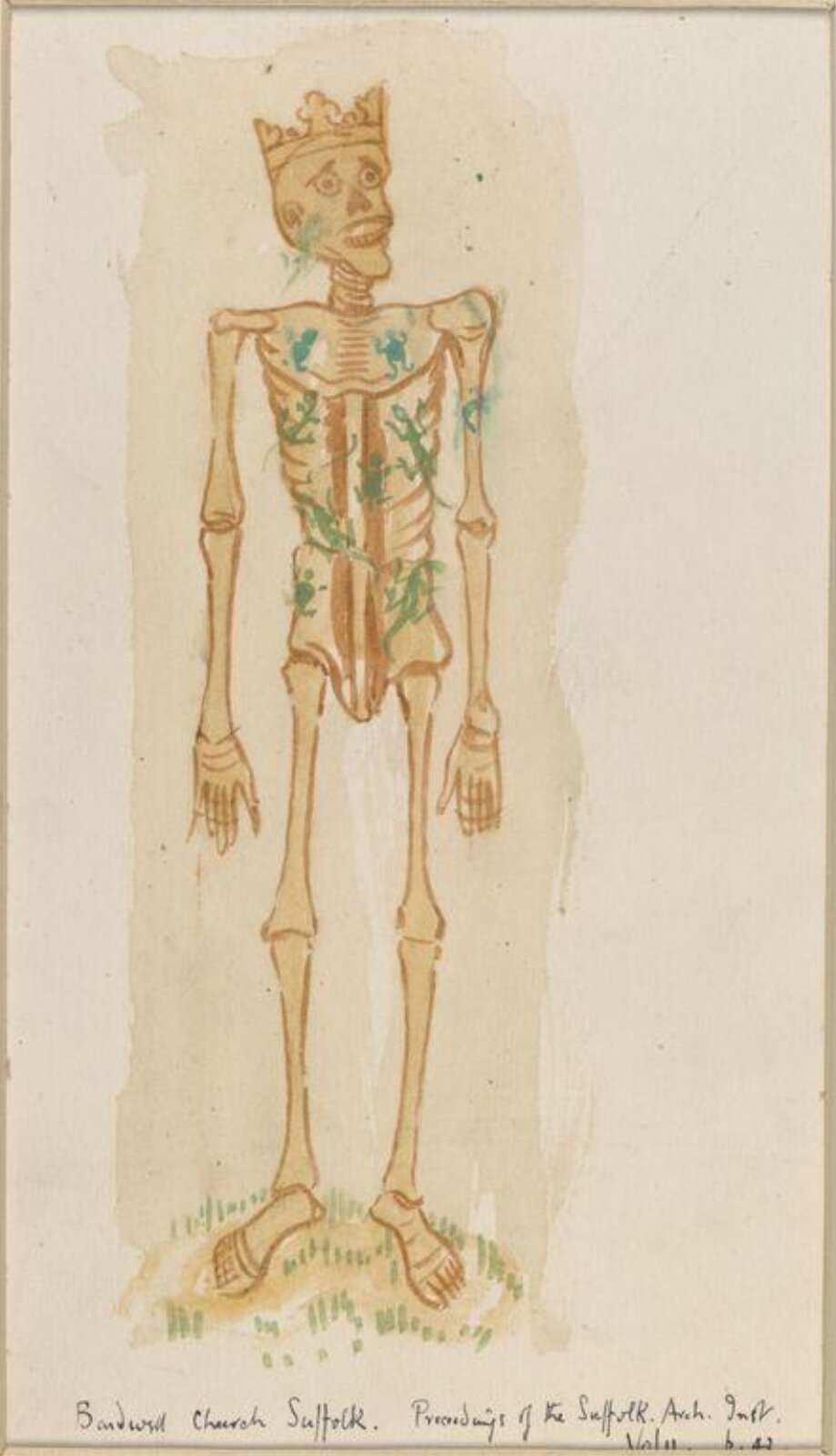 Drawing, Ernest William Tristram, начало XX века