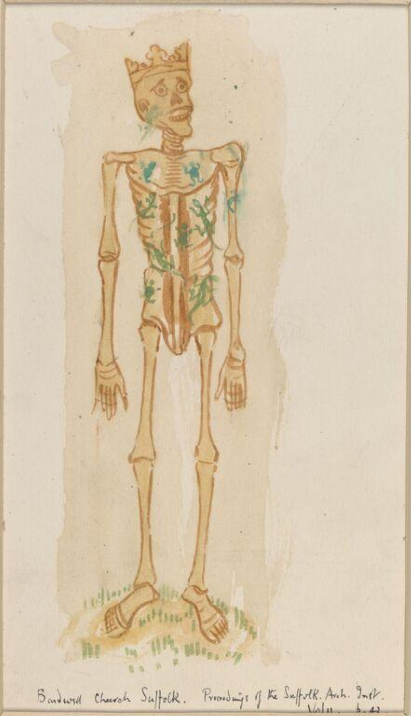 Drawing, Ernest William Tristram, начало XX века