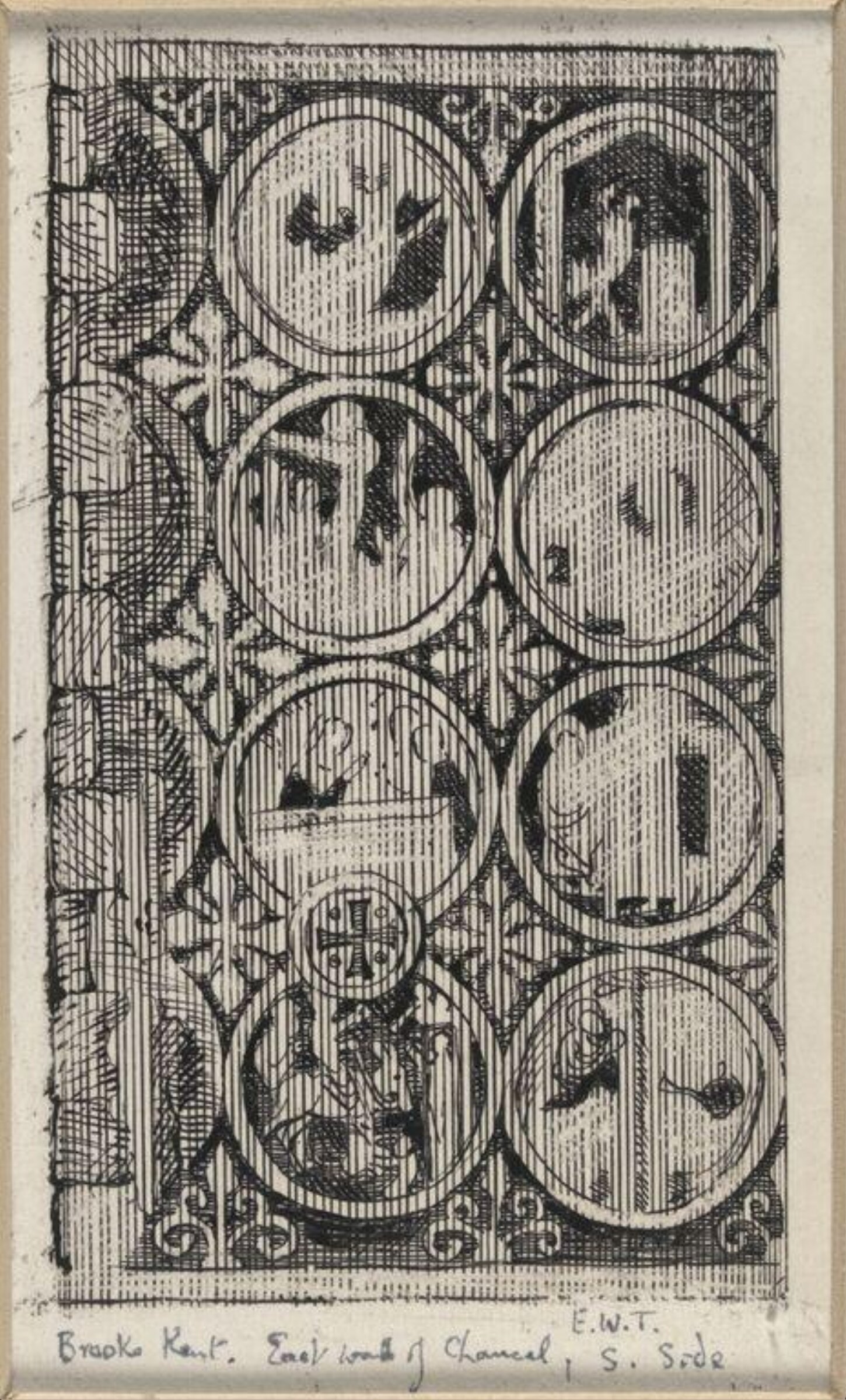 Drawing, Ernest William Tristram, начало XX века