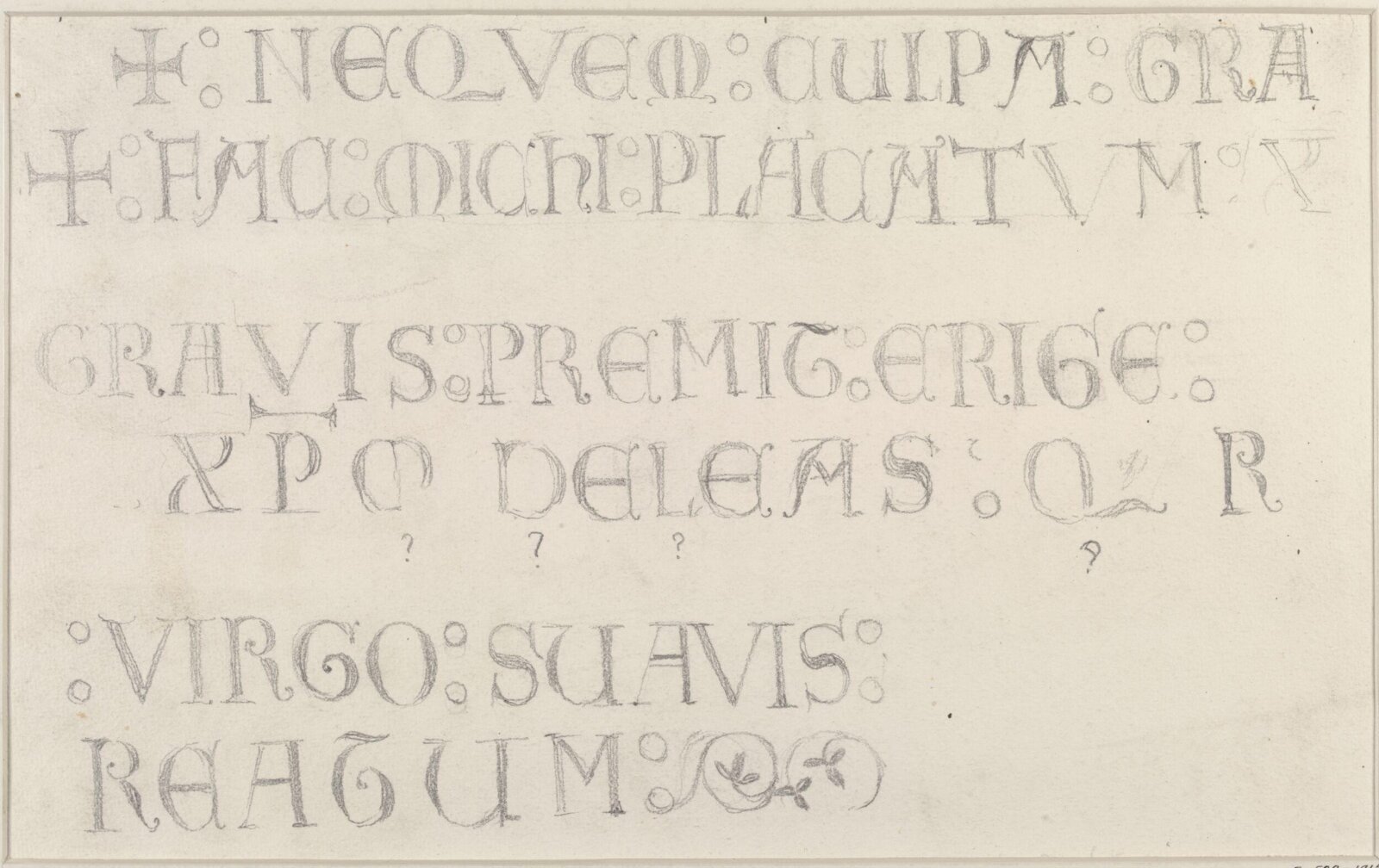 Drawing, Ernest William Tristram, 1907-09