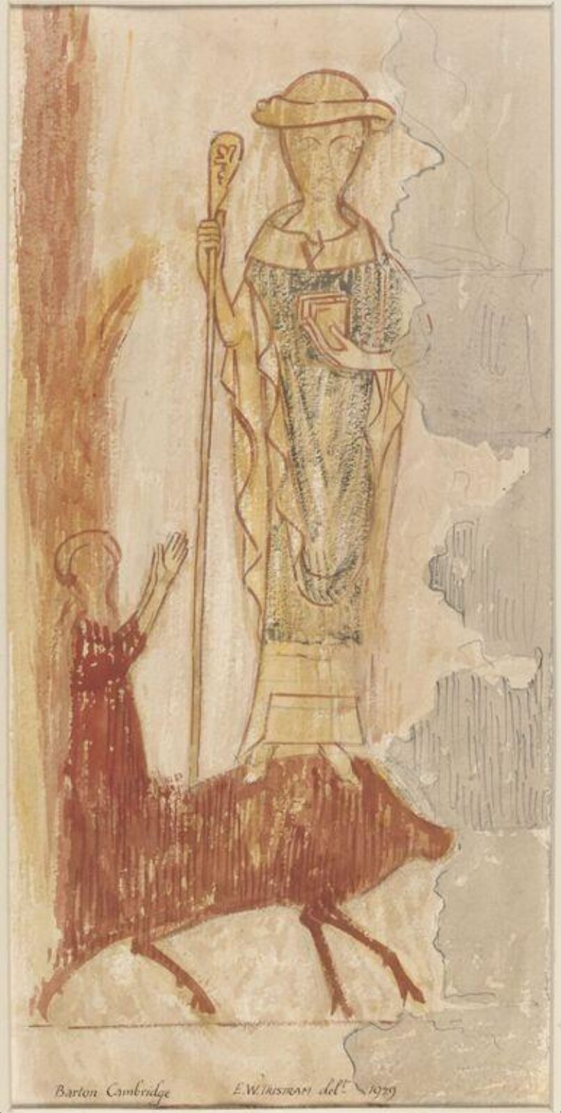 Drawing, Ernest William Tristram, 1929