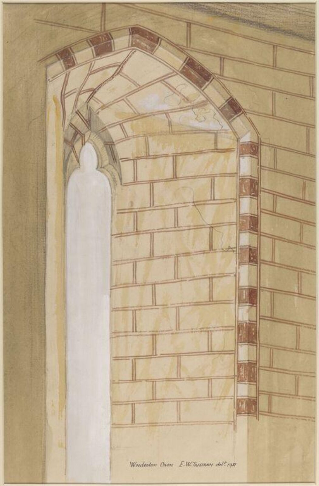 Drawing, Ernest William Tristram, 1931