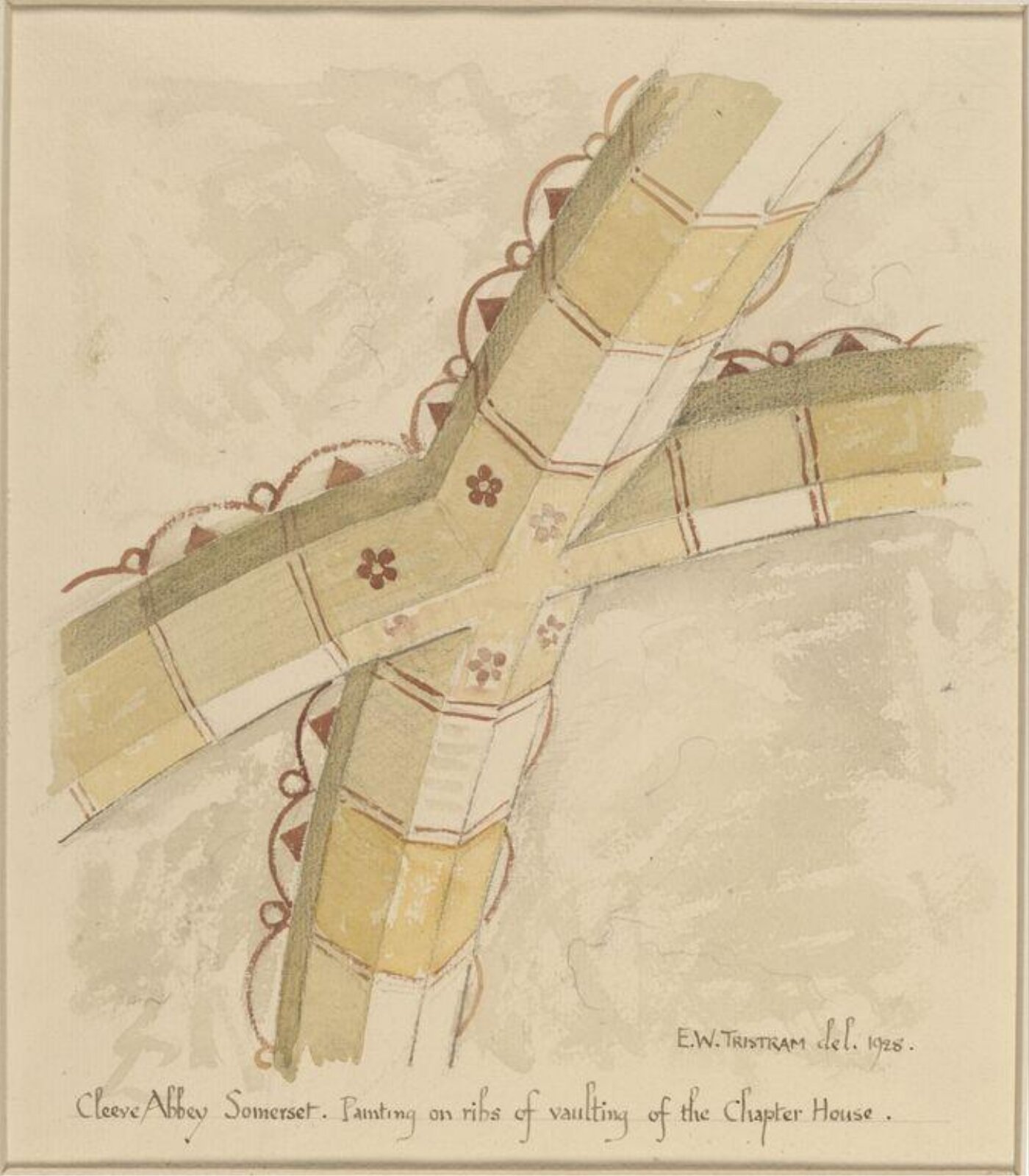 Drawing, Ernest William Tristram, 1928