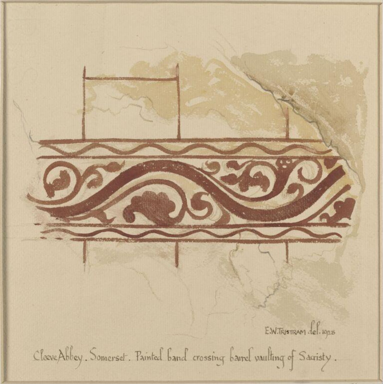 Drawing, Ernest William Tristram, 1928