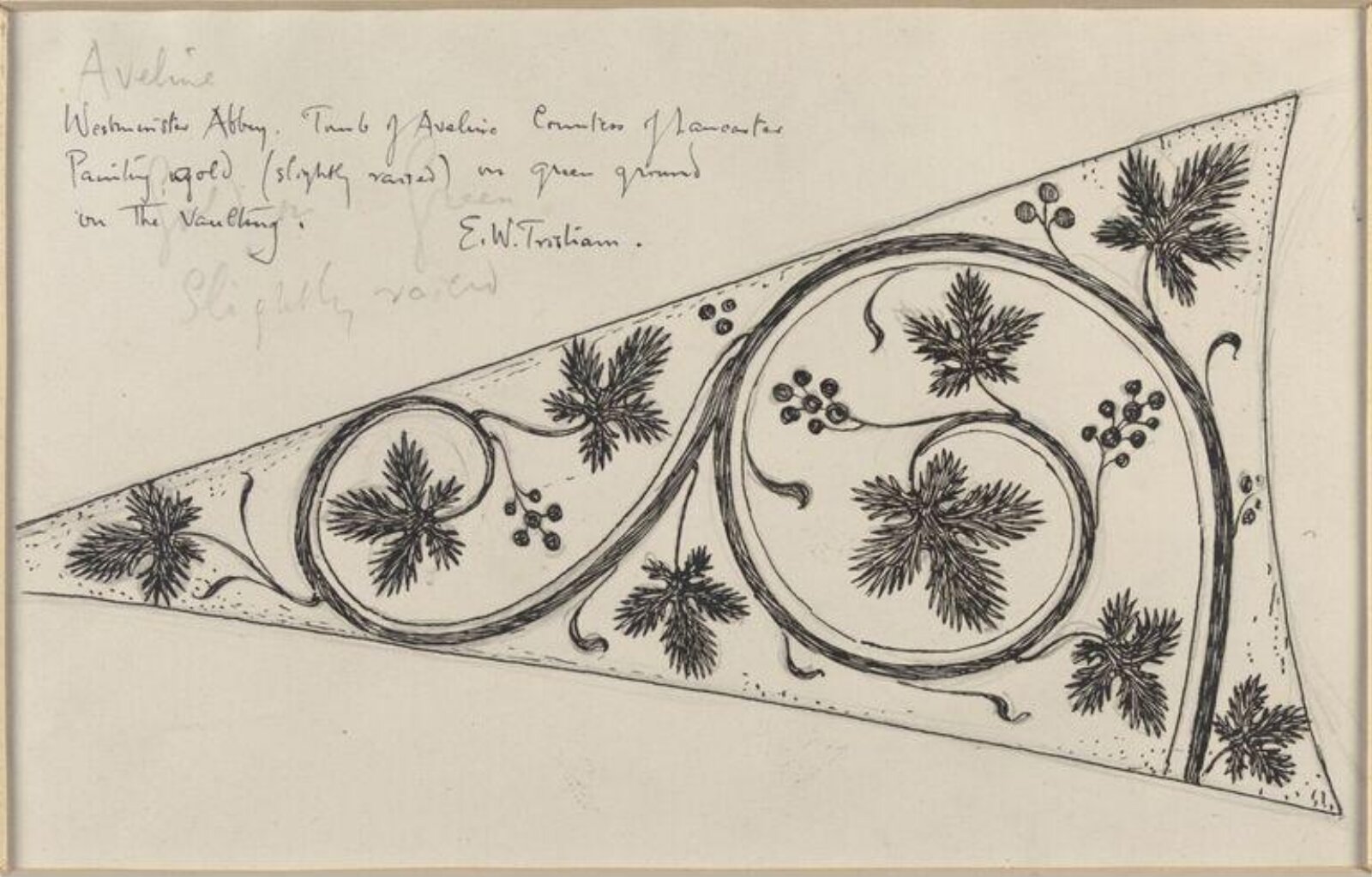 Drawing, Ernest William Tristram, начало XX века
