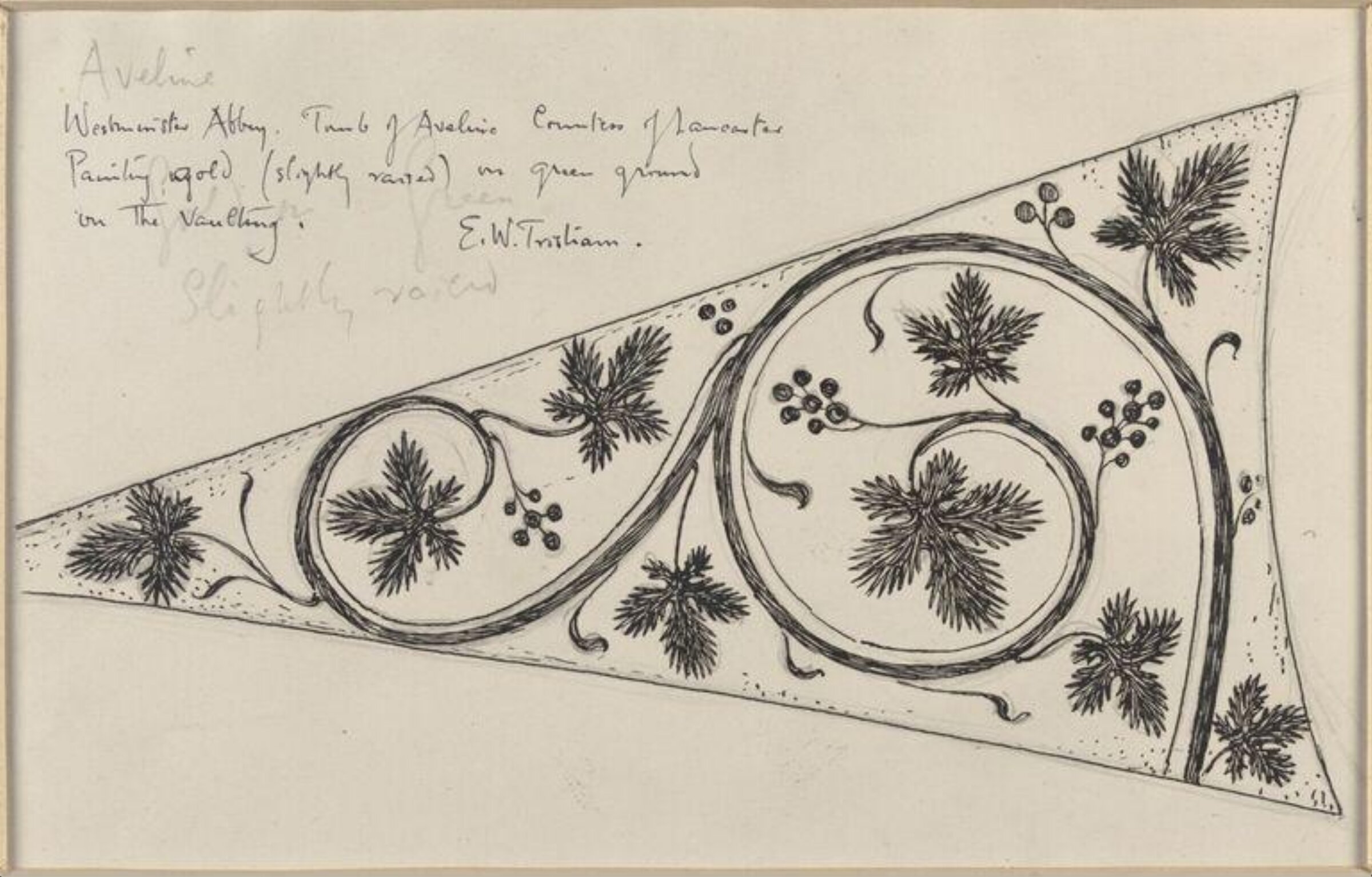 Drawing, Ernest William Tristram, начало XX века