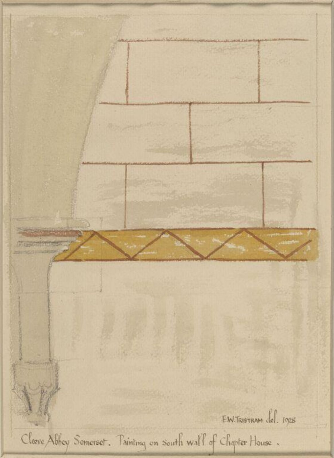 Drawing, Ernest William Tristram, 1928