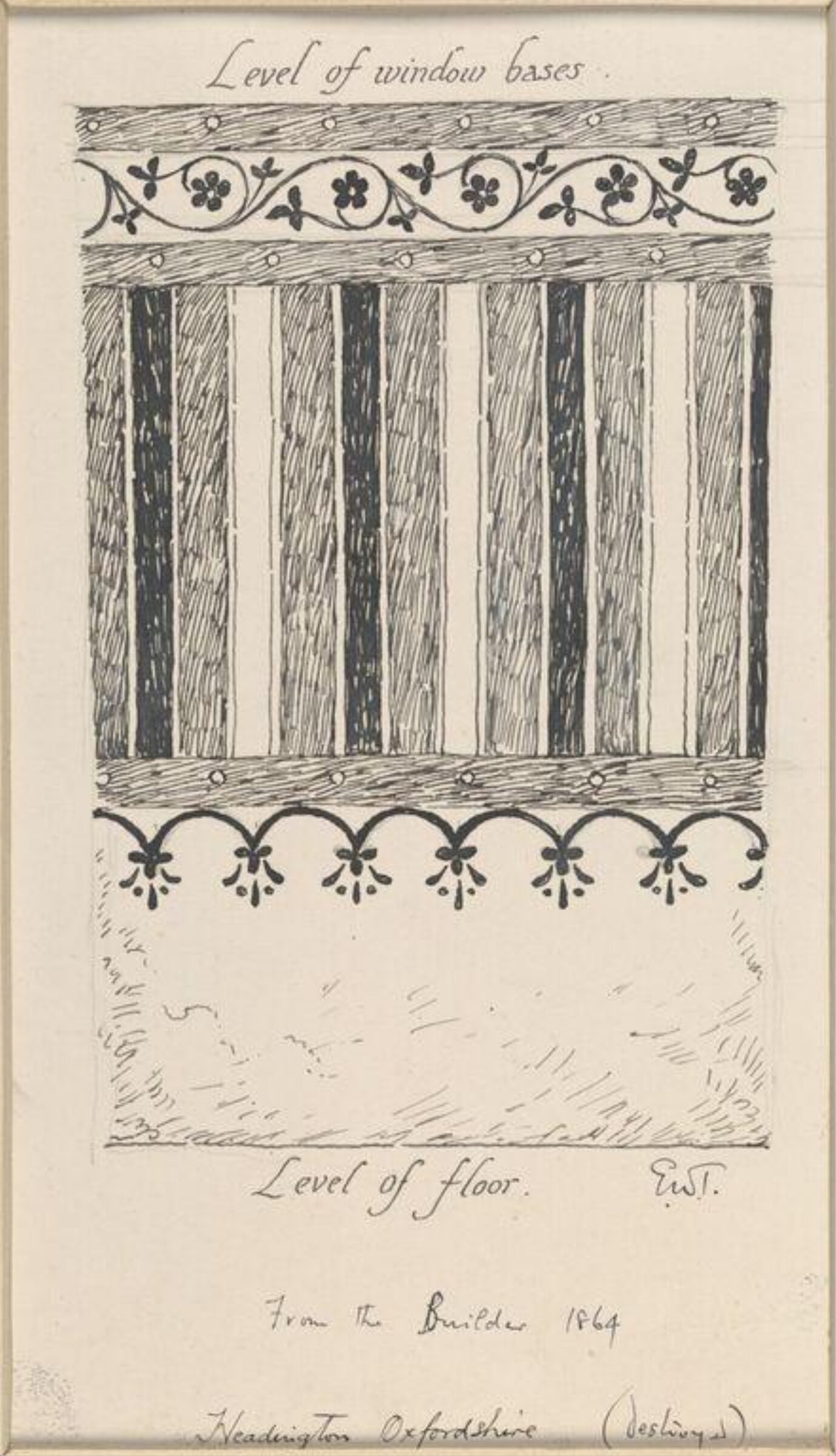 Drawing, Ernest William Tristram, начало XX века