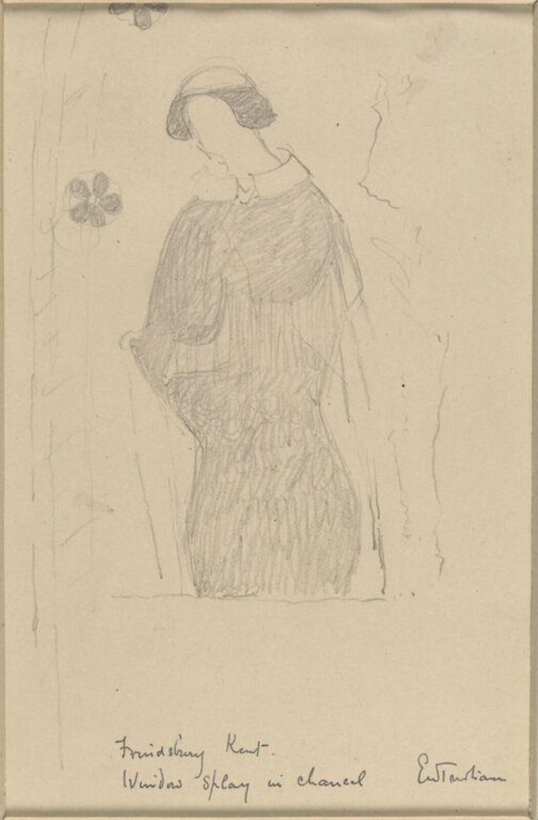 Drawing, Ernest William Tristram, начало XX века