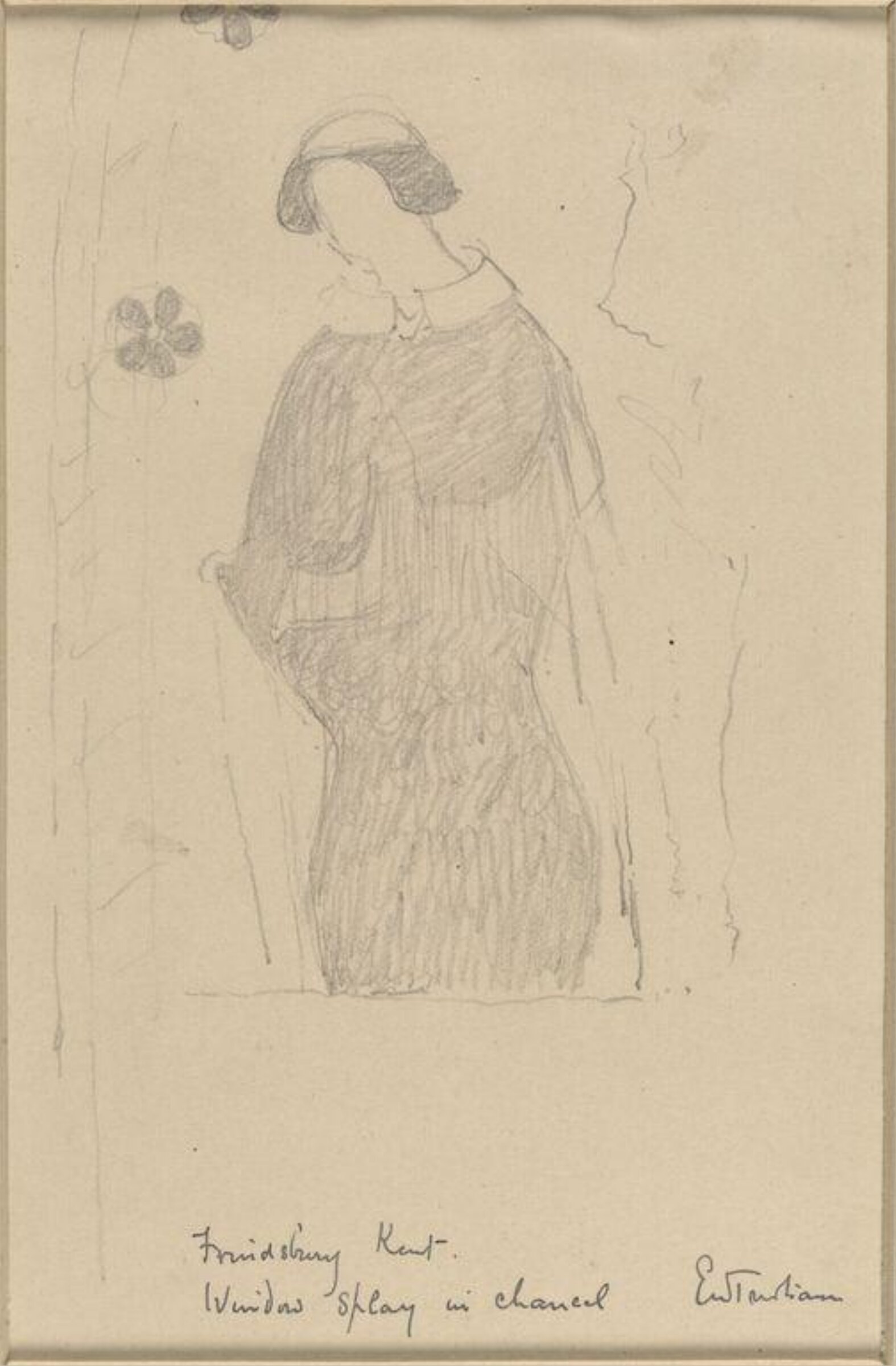Drawing, Ernest William Tristram, начало XX века