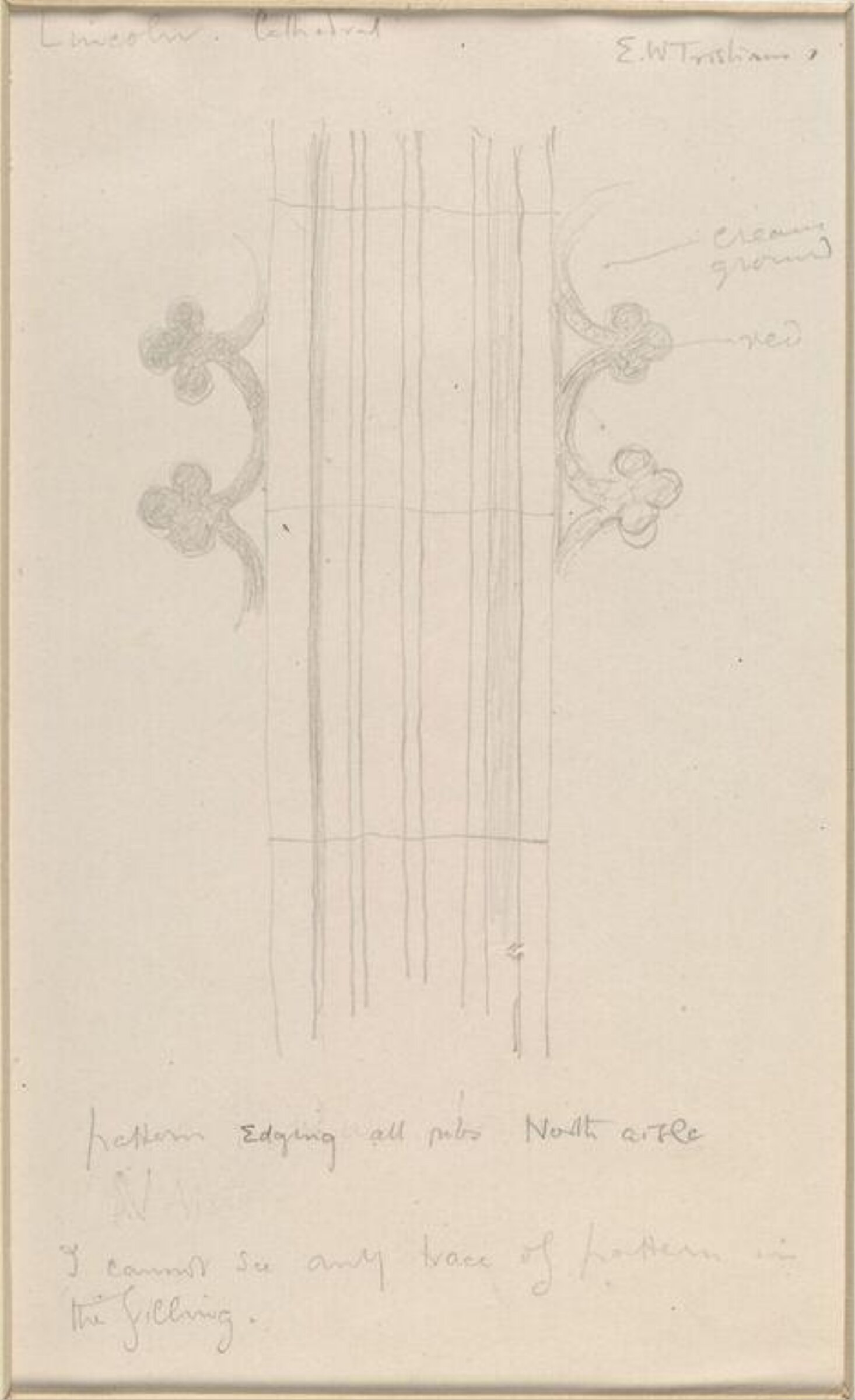 Drawing, Ernest William Tristram, начало XX века