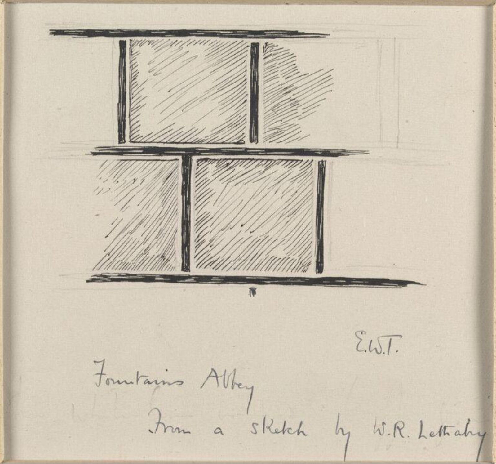 Drawing, Ernest William Tristram, начало XX века