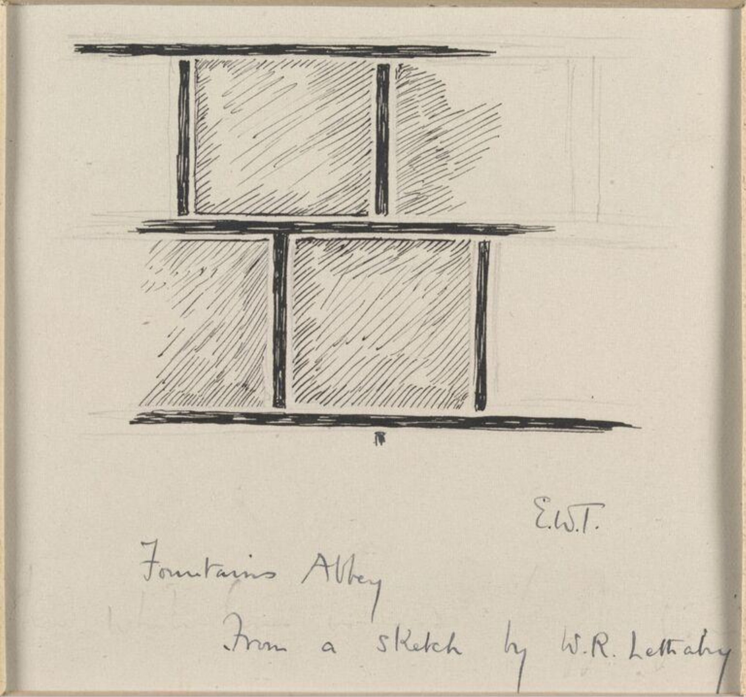 Drawing, Ernest William Tristram, начало XX века