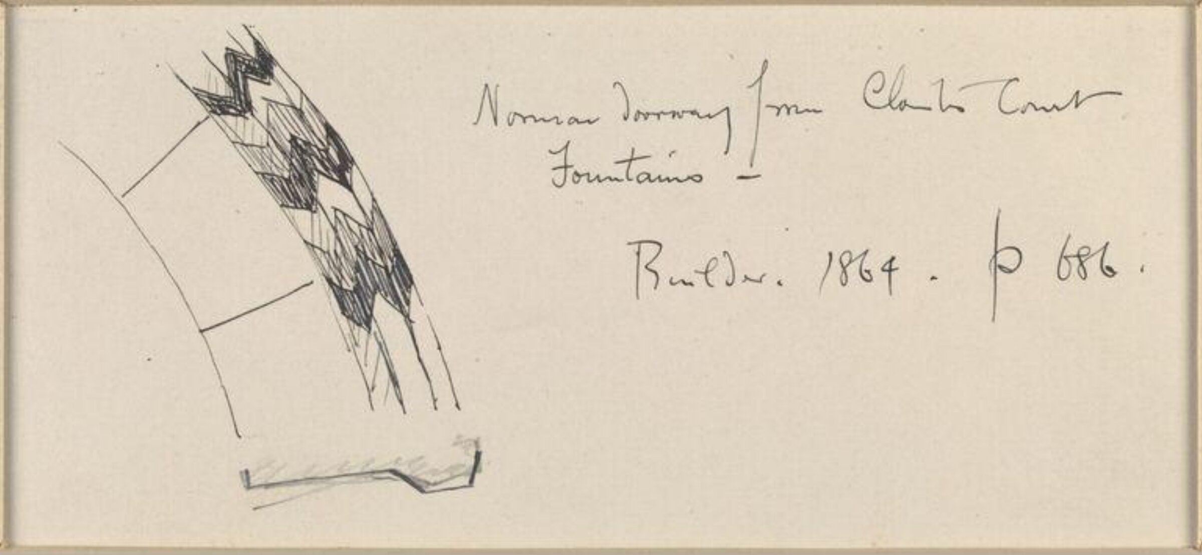 Drawing, Ernest William Tristram, начало XX века