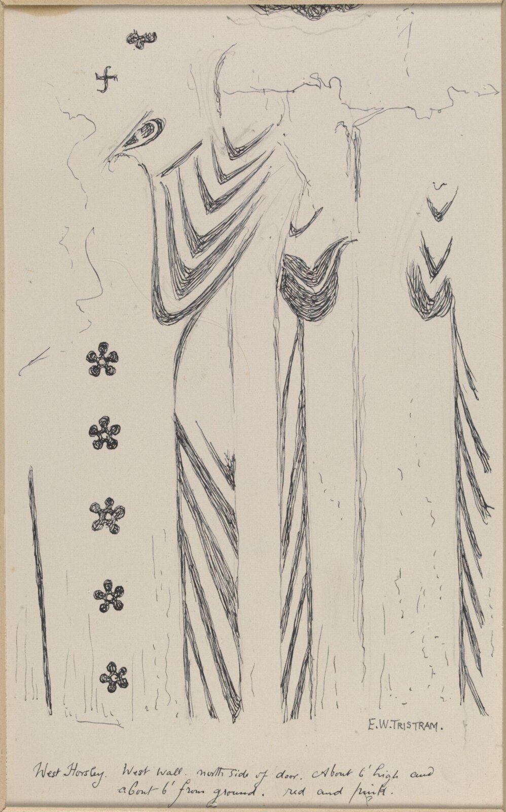 Drawing, Ernest William Tristram, начало XX века
